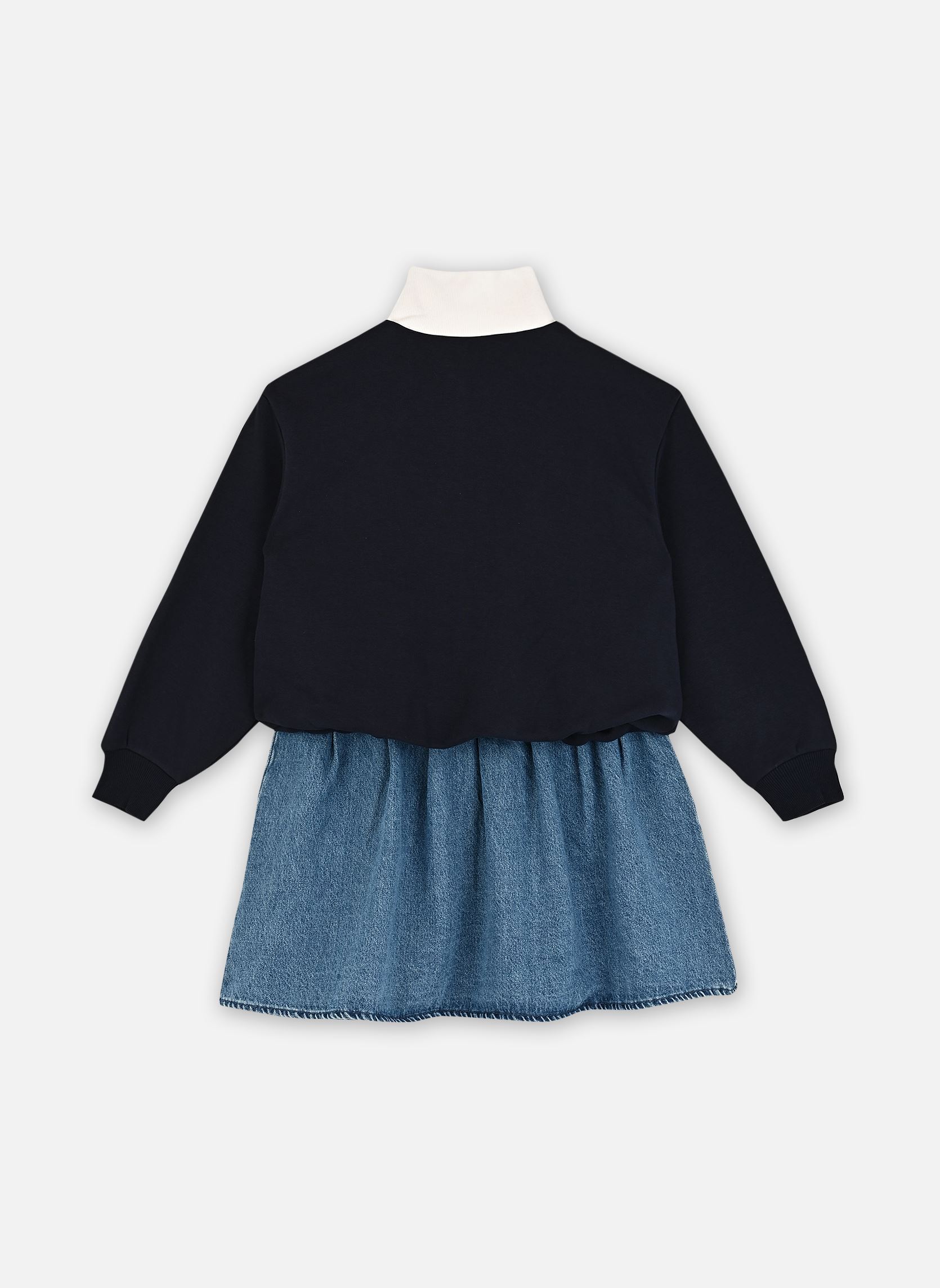 Kleider X230132 mädchen blau IKKS JUNIOR Kleider X230132 mädchen blau 48-MARINE