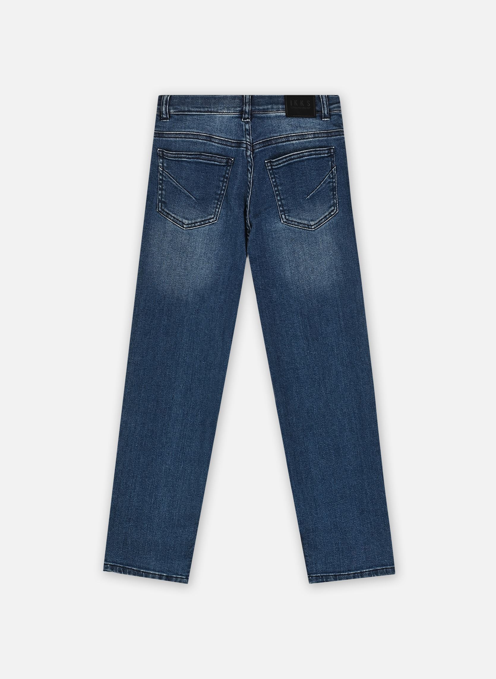 Jeans droits X229003 garçon bleu IKKS JUNIOR Jeans droits X229003 garçon bleu 48-MARINE