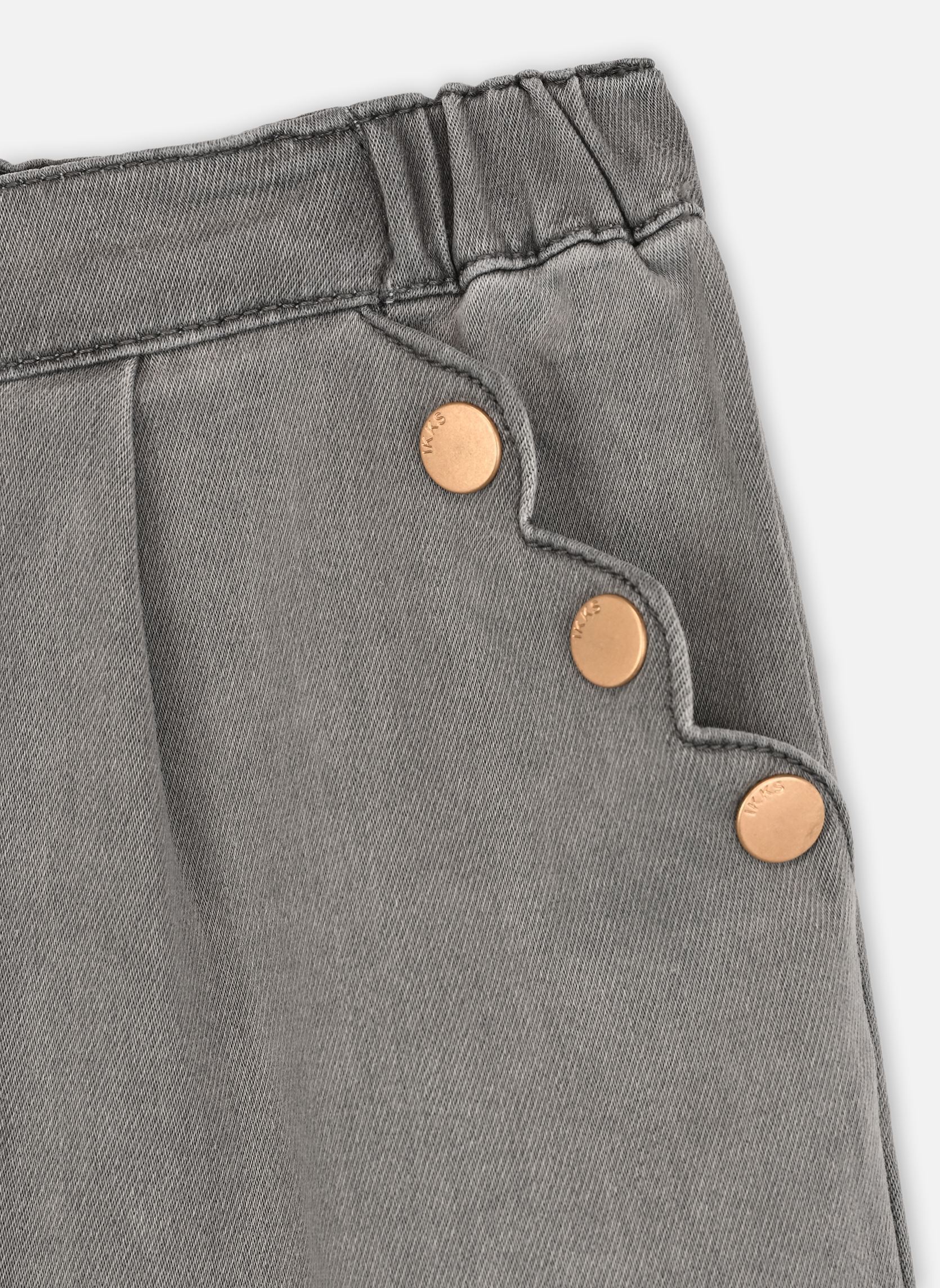 Rechte jeans X229032 meisjes grijs IKKS JUNIOR Rechte jeans X229032 meisjes grijs 25-GRIS MOYEN