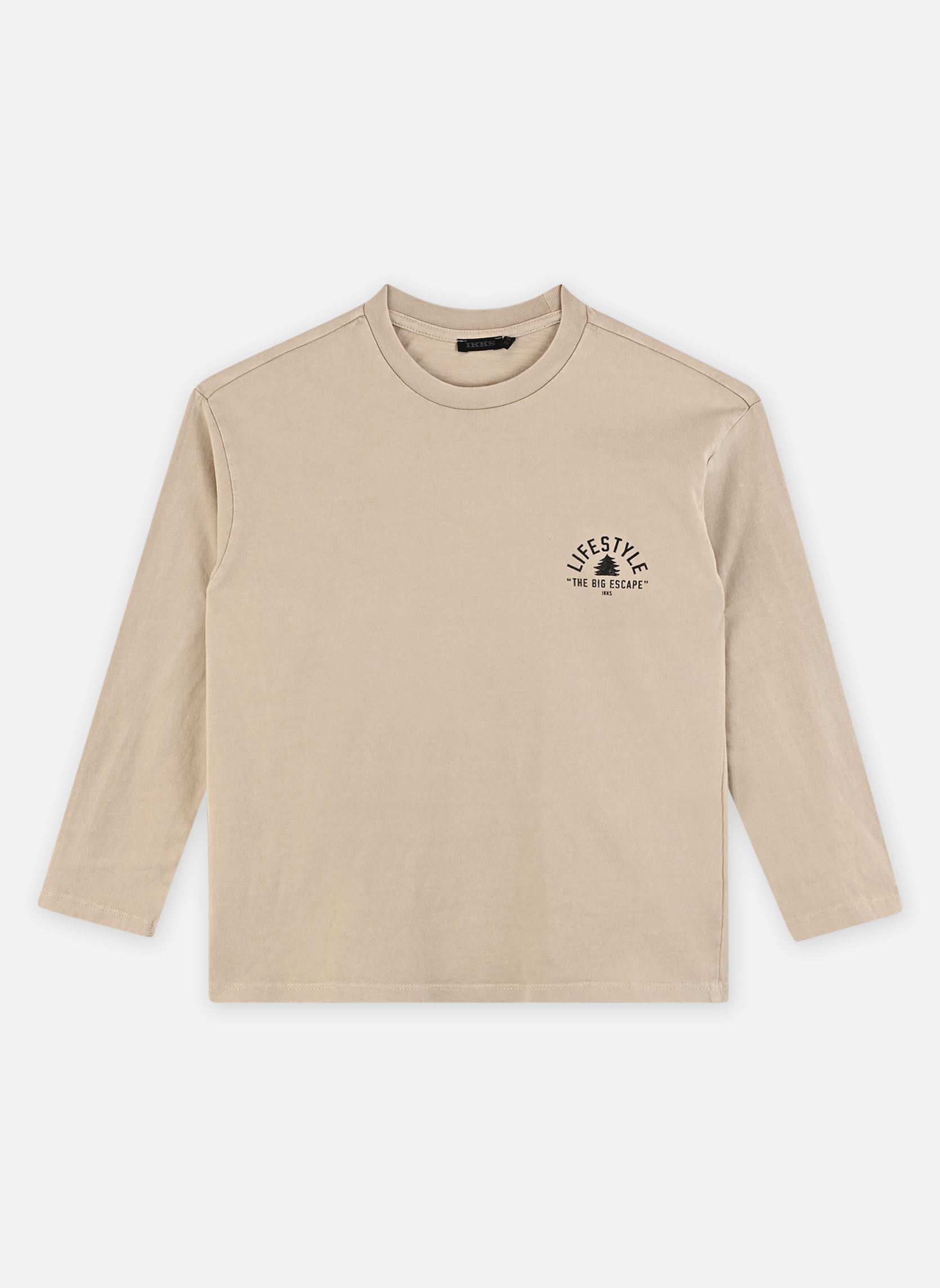Langarm-T-Shirts X210153 jungen beige IKKS JUNIOR Langarm-T-Shirts X210153 jungen beige 61-BEIGE