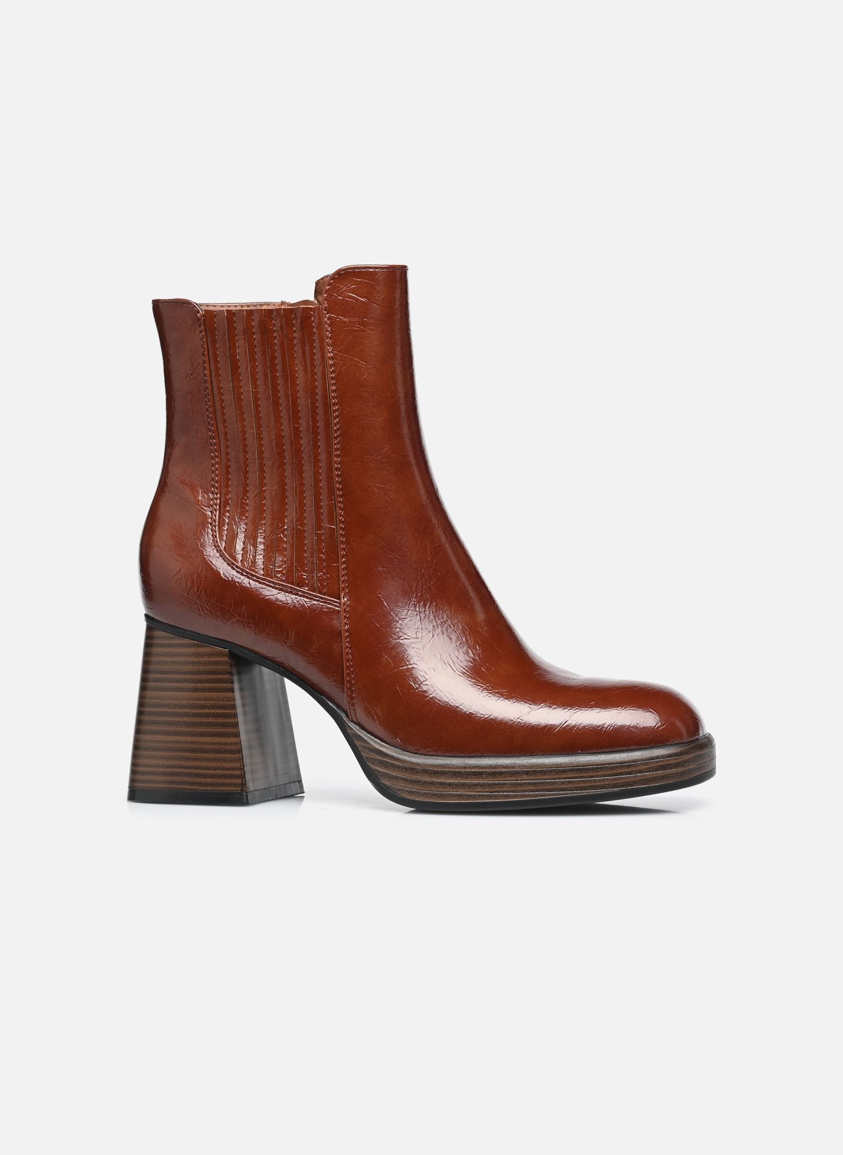 Enkellaarzen en boots NESRINE dames bruin Eram Enkellaarzen en boots NESRINE dames bruin Camel
