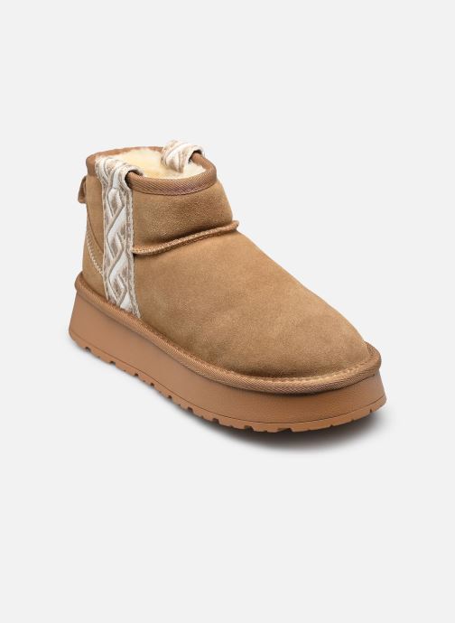 Eram Bottines fourrées AGNESS femme marron