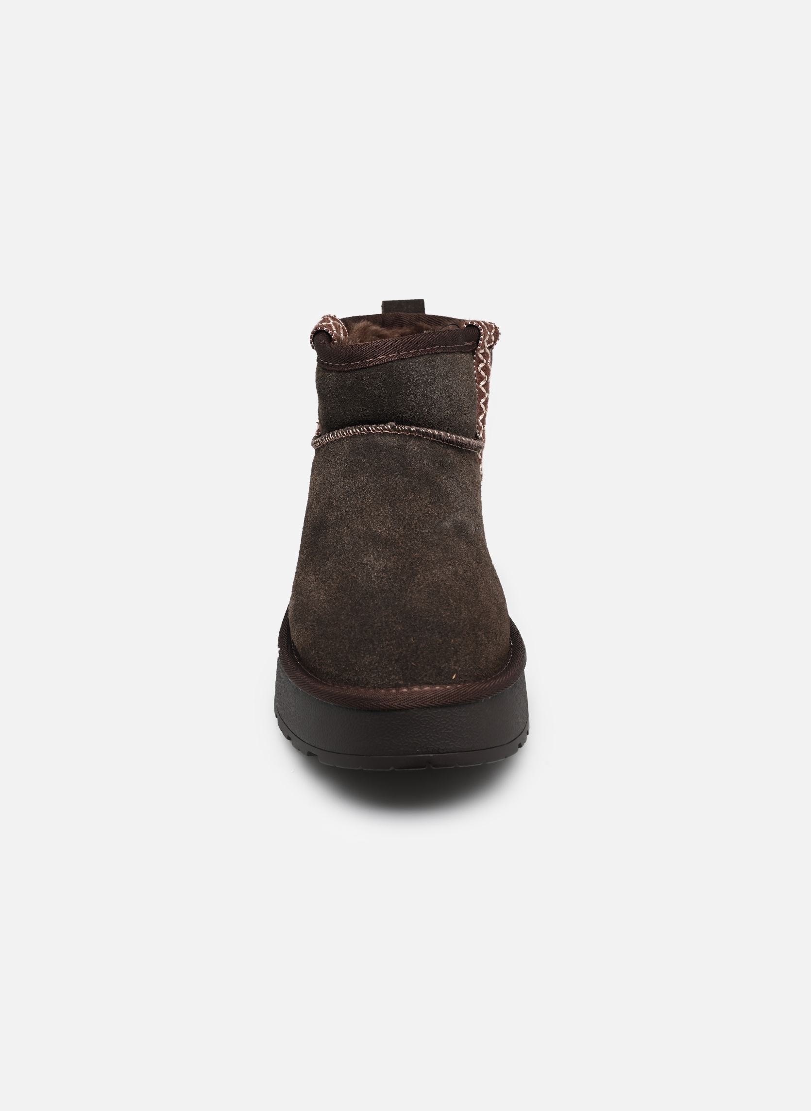 Bottines fourrées AGNESS femme marron Eram Bottines fourrées AGNESS femme marron marron