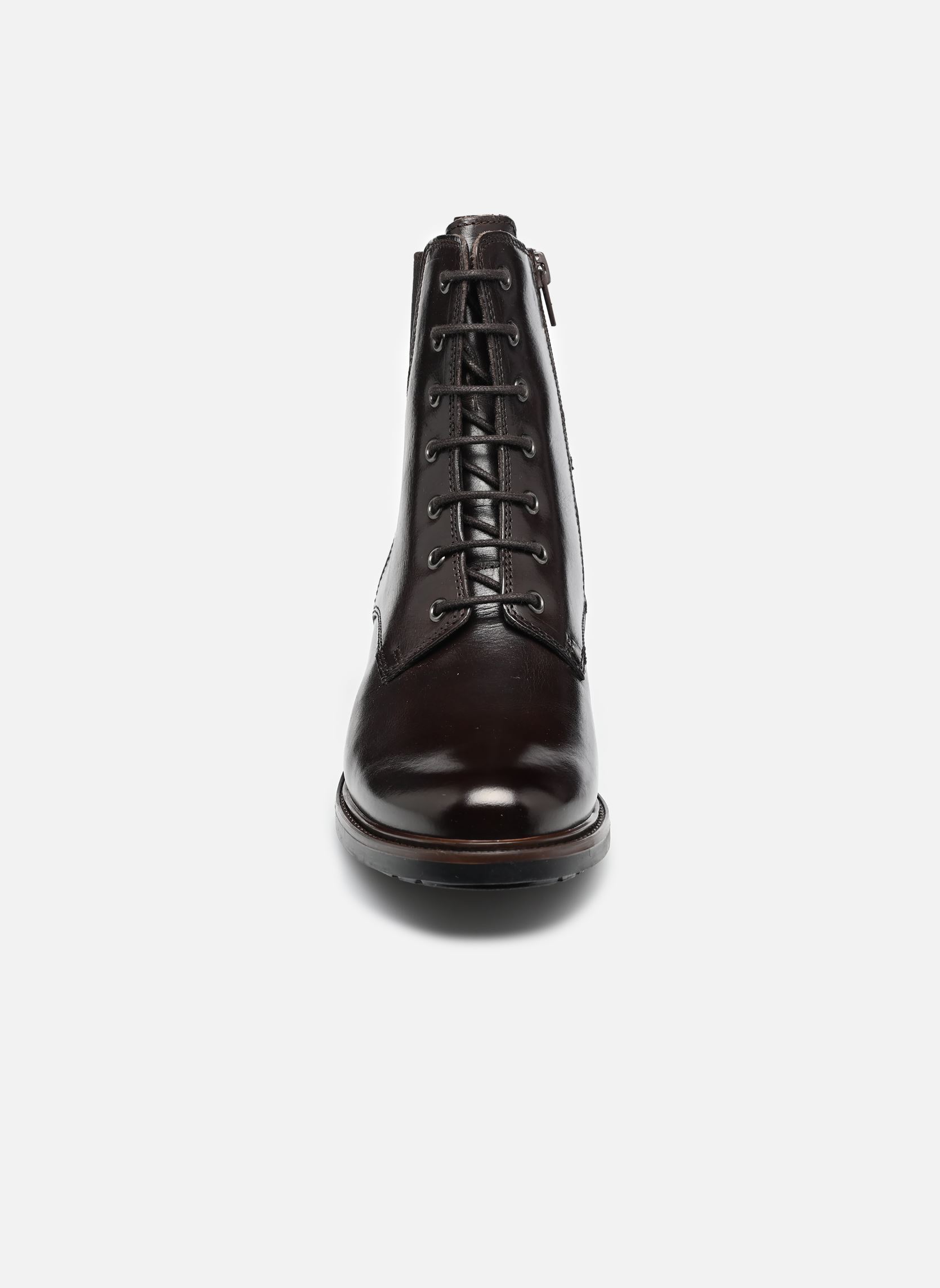 Bottines à lacets LUCILE femme marron Eram Bottines à lacets LUCILE femme marron marron