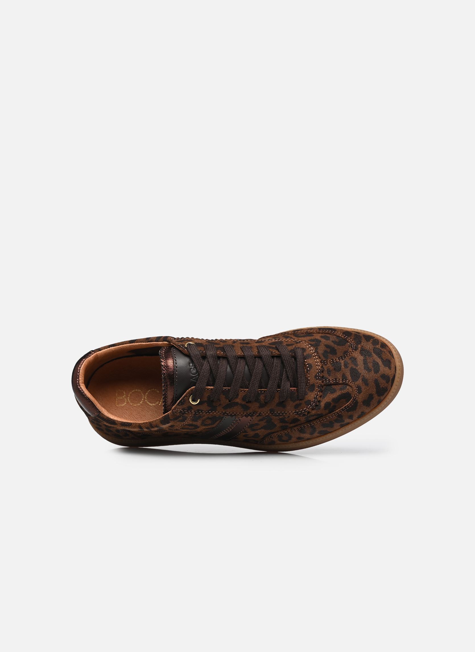 Lage sneakers LELLIA dames bruin Bocage Lage sneakers LELLIA dames bruin LEO CHOCO