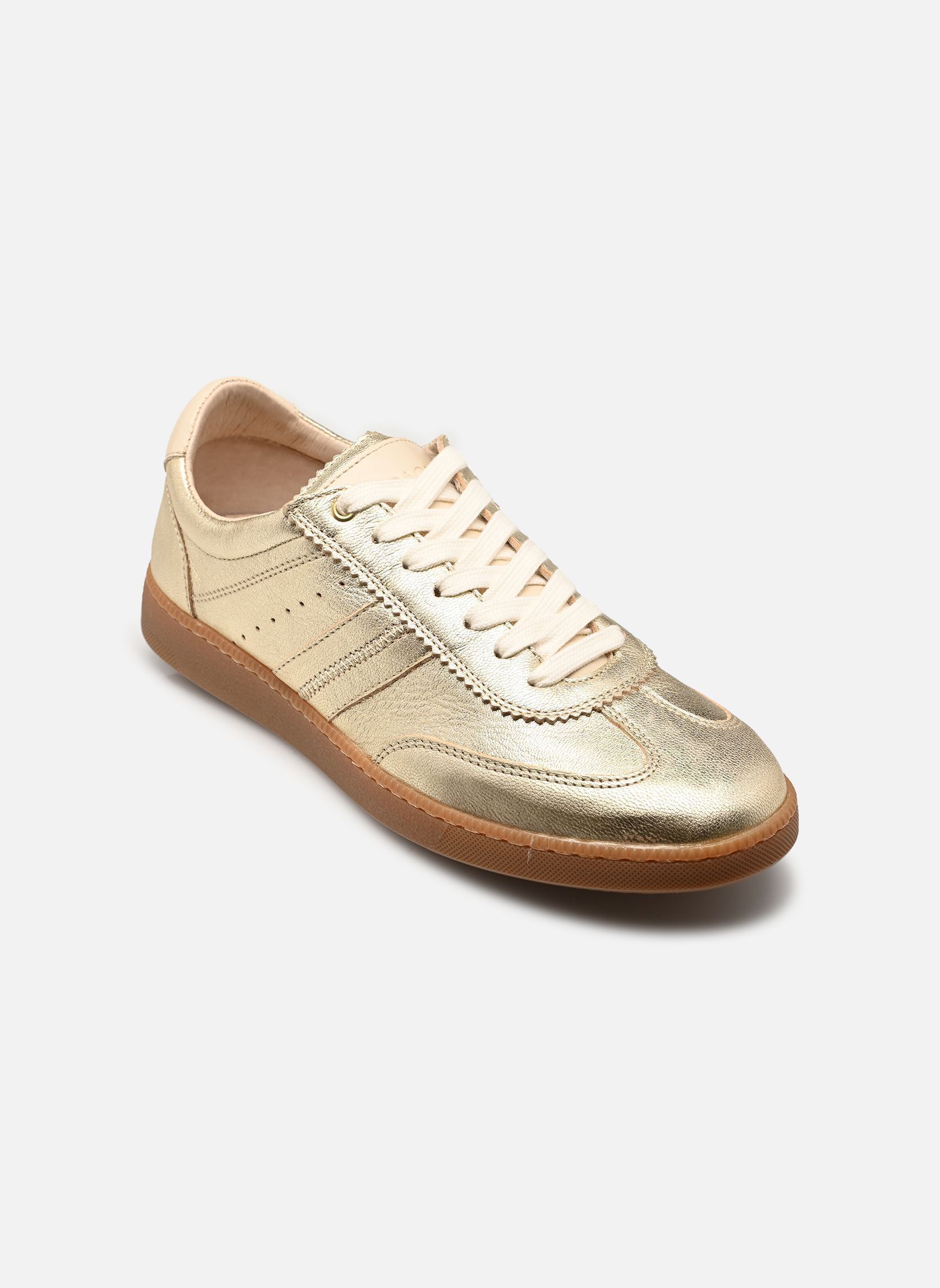 Lage sneakers LELLIA dames goud en brons Bocage Lage sneakers LELLIA dames goud en brons OR