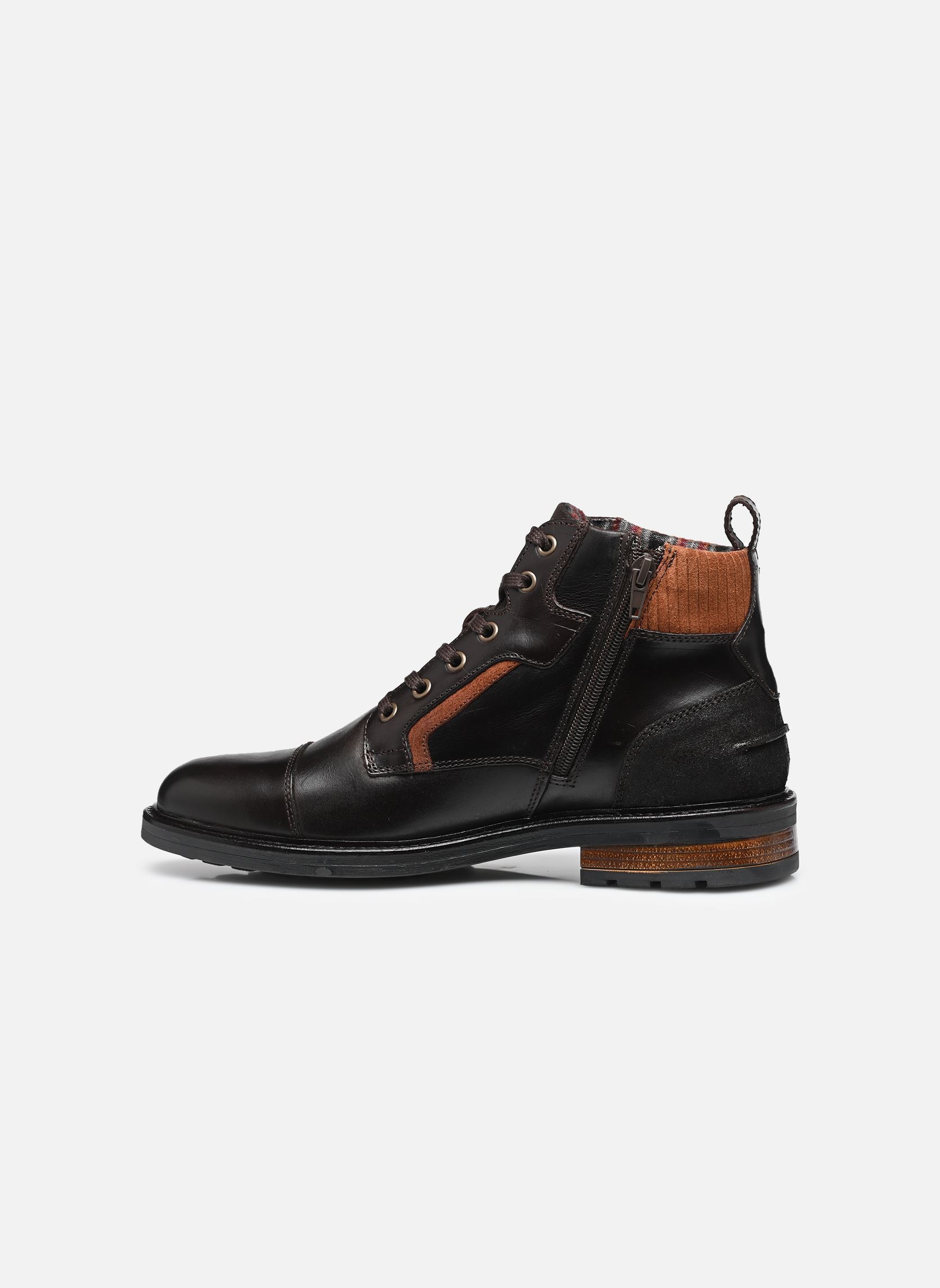 Bottines à lacets BENJAMIN homme marron Bocage Bottines à lacets BENJAMIN homme marron MARRON 2