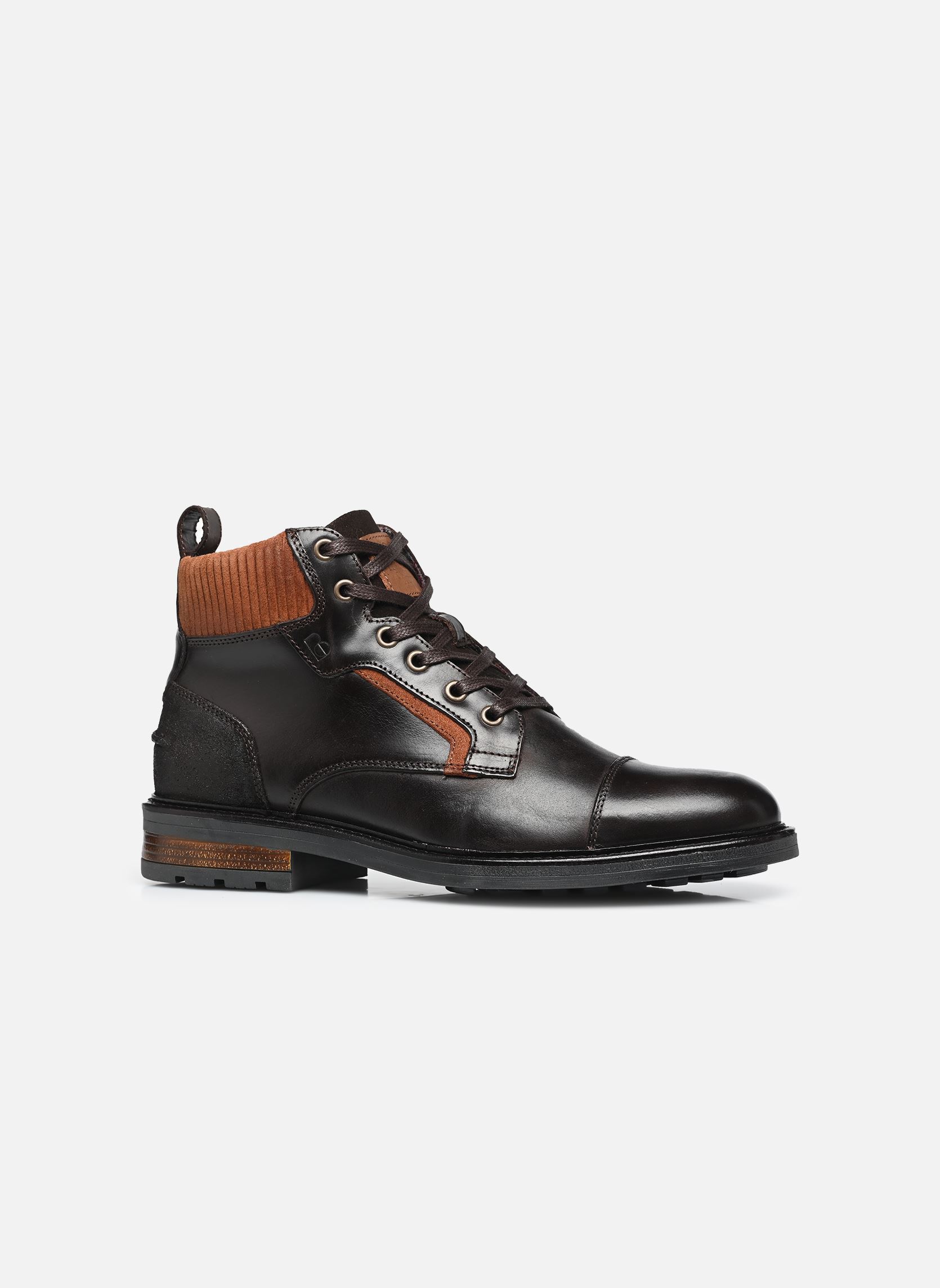 Bottines à lacets BENJAMIN homme marron Bocage Bottines à lacets BENJAMIN homme marron MARRON 2