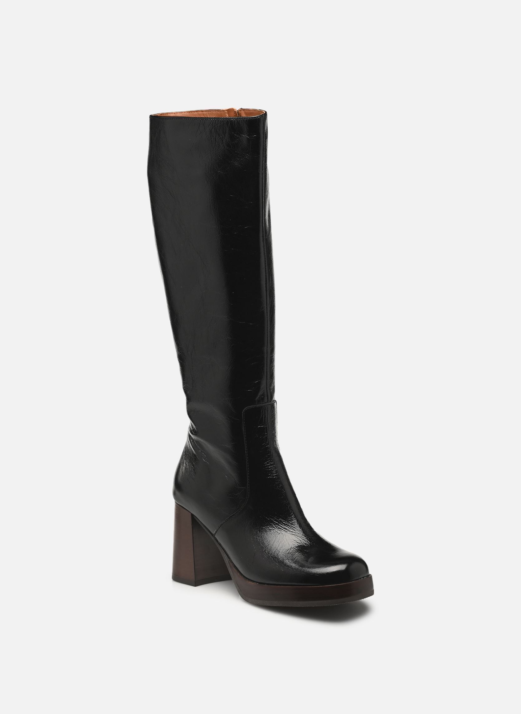 Bottes Florence Koojman Cuir Noir - Pointure 41 - Occasion Très Bon État