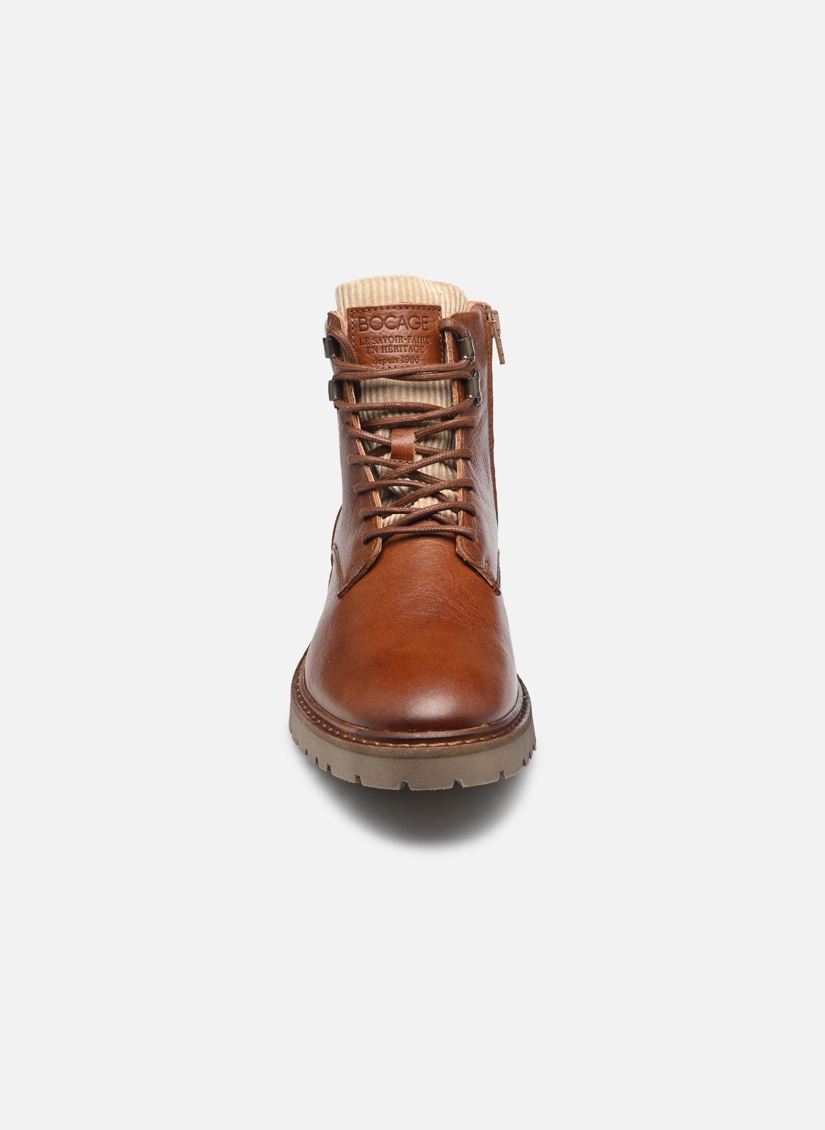 Veterlaarsjes JAMES heren bruin Bocage Veterlaarsjes JAMES heren bruin MARRON
