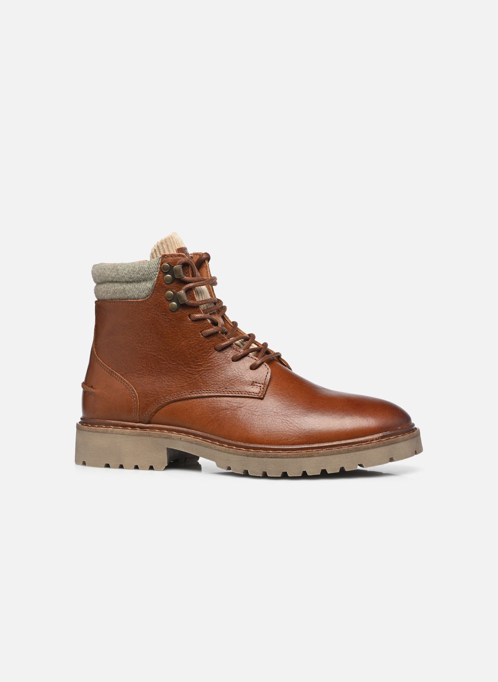 Veterlaarsjes JAMES heren bruin Bocage Veterlaarsjes JAMES heren bruin MARRON