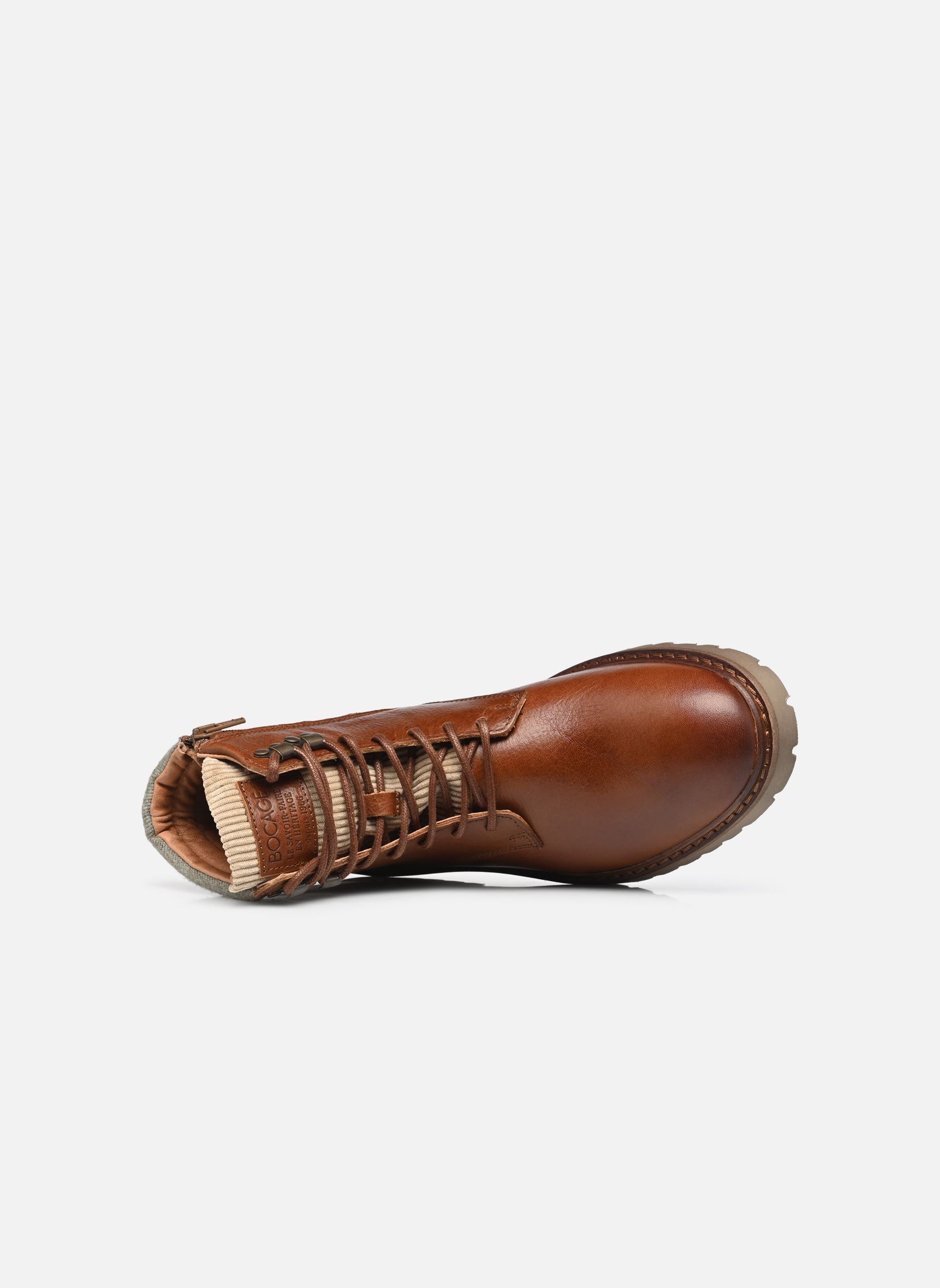 Veterlaarsjes JAMES heren bruin Bocage Veterlaarsjes JAMES heren bruin MARRON