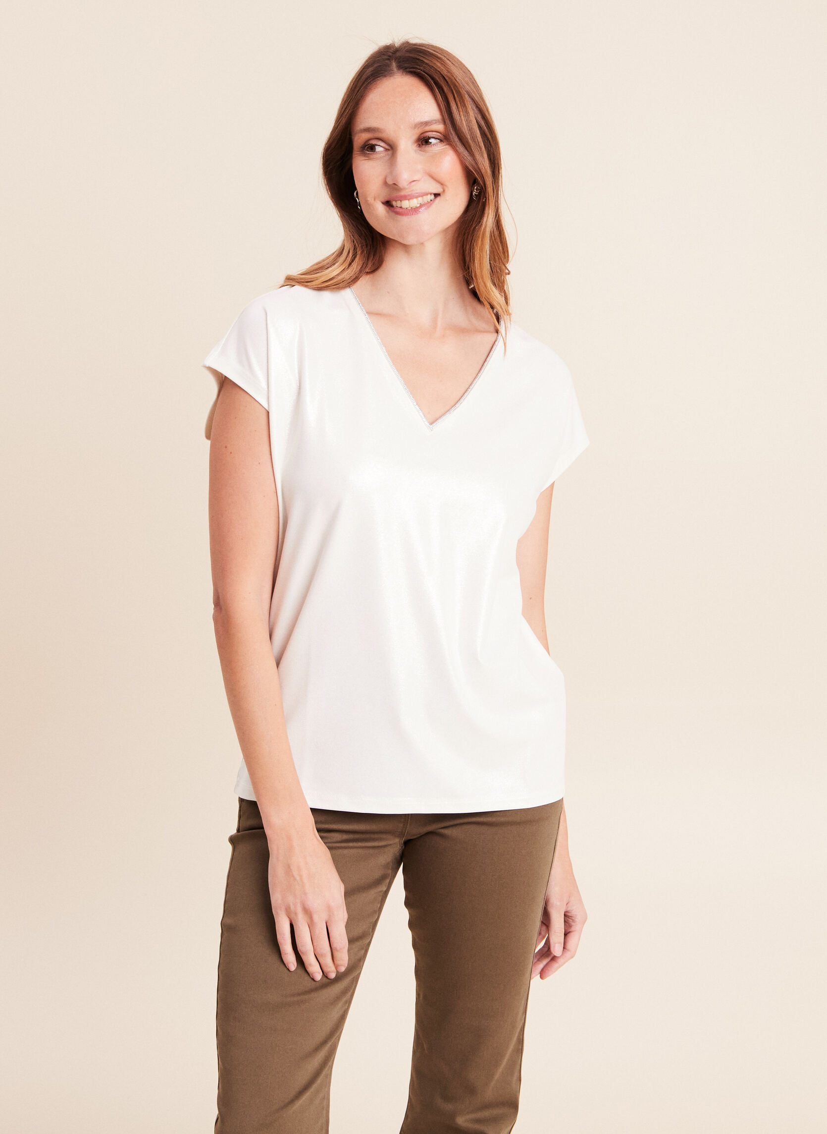 Tee-shirts TILUSTRASS femme blanc Bréal Tee-shirts TILUSTRASS femme blanc Blanc