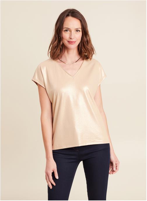 Bréal Tee-shirts TILUSTRASS femme beige
