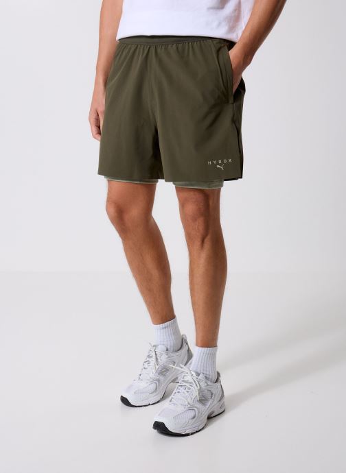 Puma Shorts de sport Short - M Puma X Hyrox 2In1 Train Short homme vert
