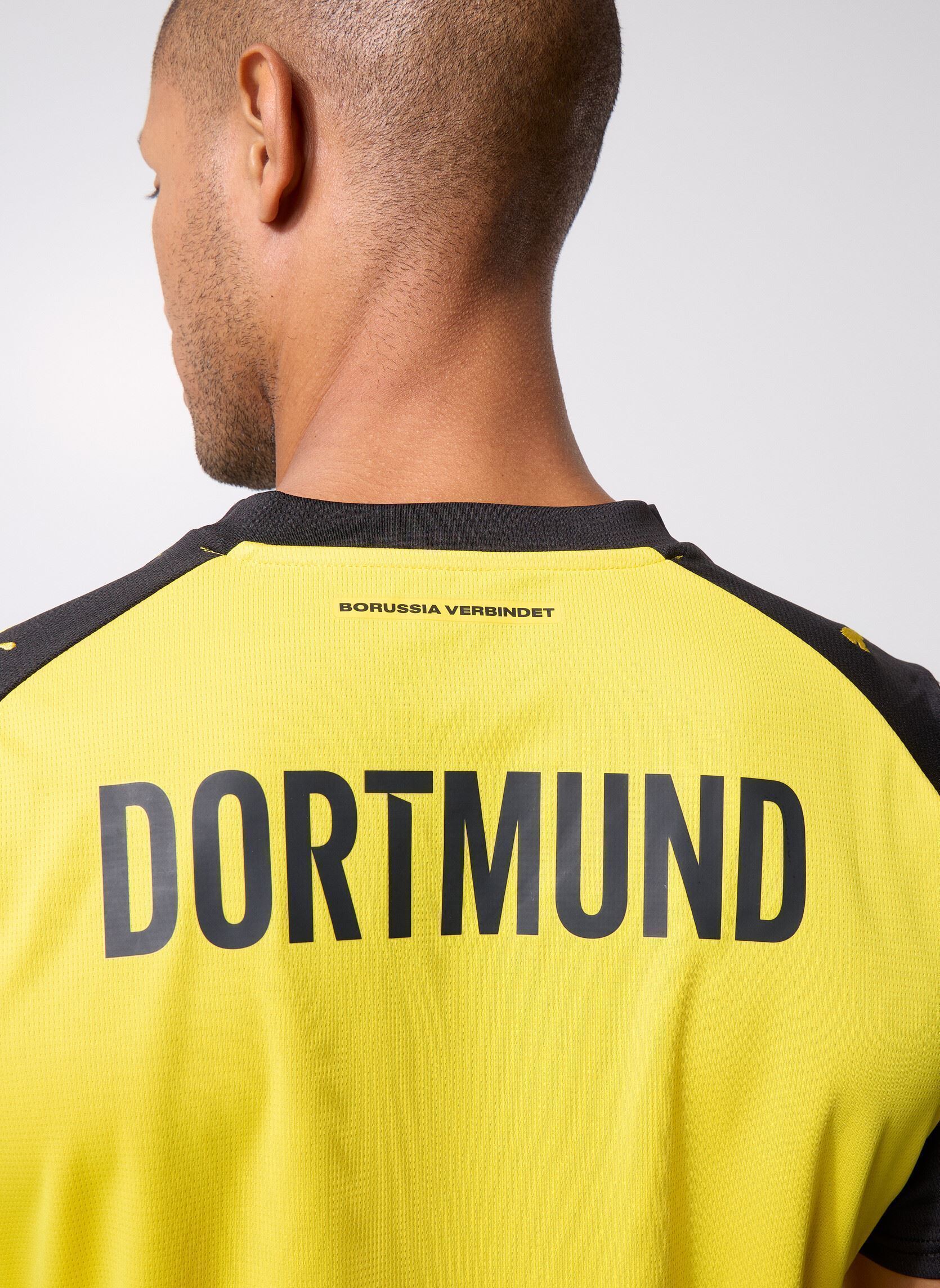 Tee-shirts manches courtes Bvb Home Jersey Replica homme jaune Puma Tee-shirts manches courtes Bvb Home Jersey Replica homme jaune Faster Yellow