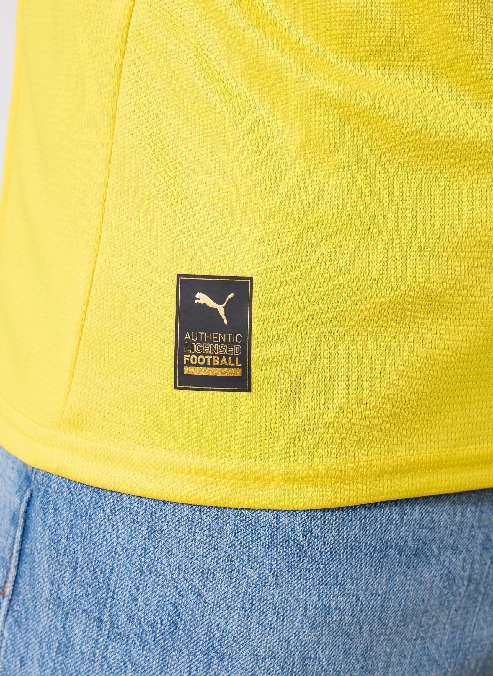 Tee-shirts manches courtes Bvb Home Jersey Replica homme jaune Puma Tee-shirts manches courtes Bvb Home Jersey Replica homme jaune Faster Yellow