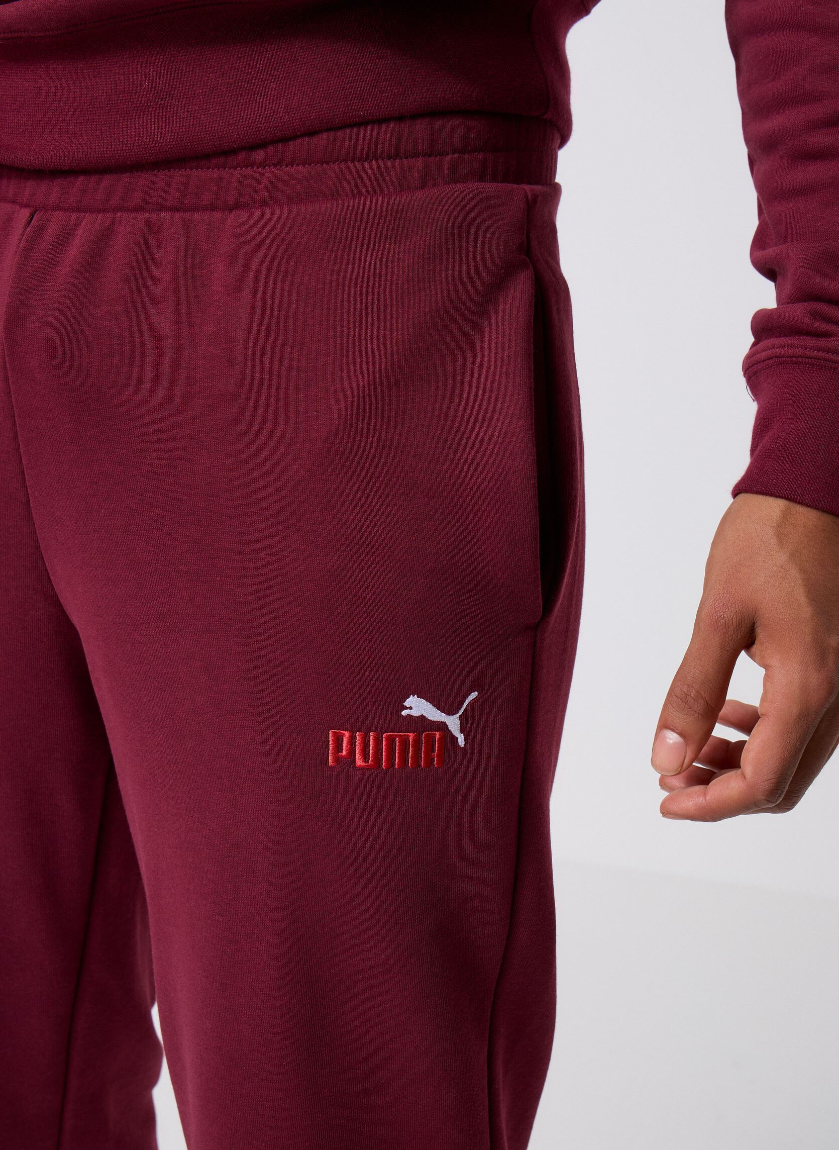 Joggings Ess 2 Color No. 1 Logo Sweatpants Tr Cl homme bleu Puma Joggings Ess 2 Color No. 1 Logo Sweatpants Tr Cl homme bleu Ruby Shimmer