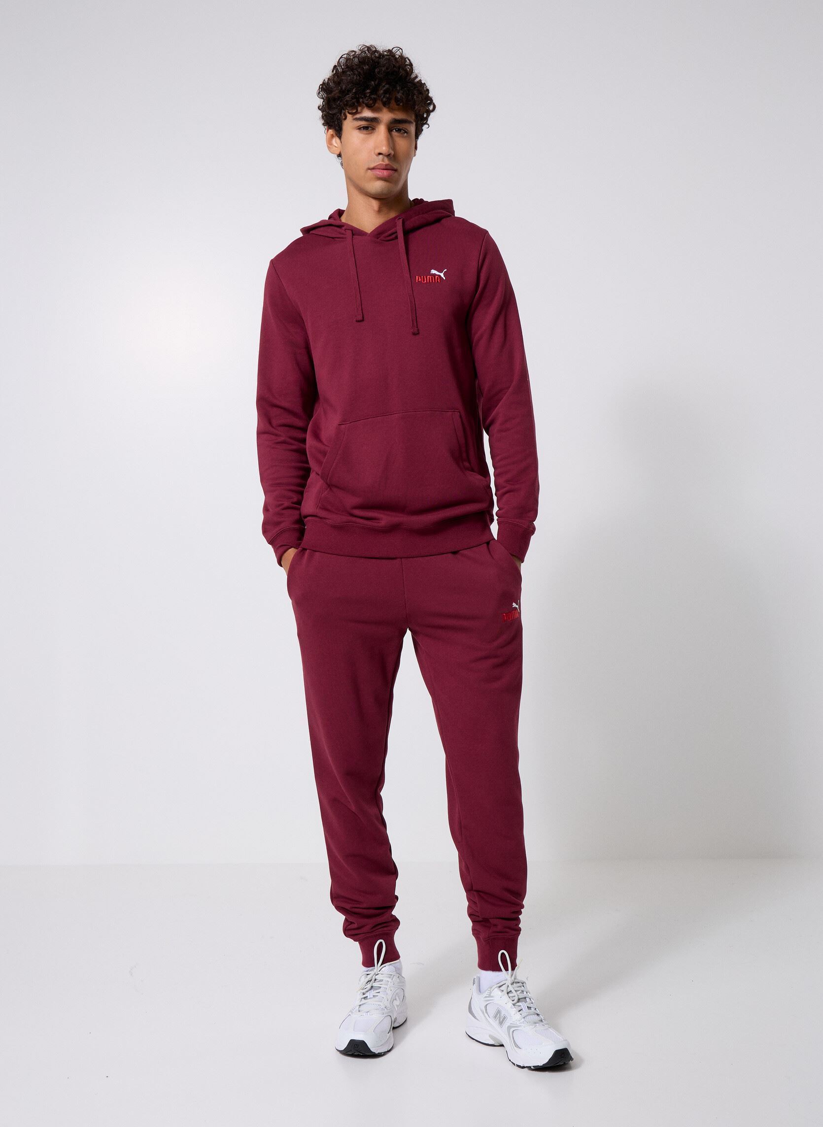Kapuzenpullover Ess 2 Color Small No. 1 Logo Hoodie Tr herren rot Puma Kapuzenpullover Ess 2 Color Small No. 1 Logo Hoodie Tr herren rot Ruby Shimmer