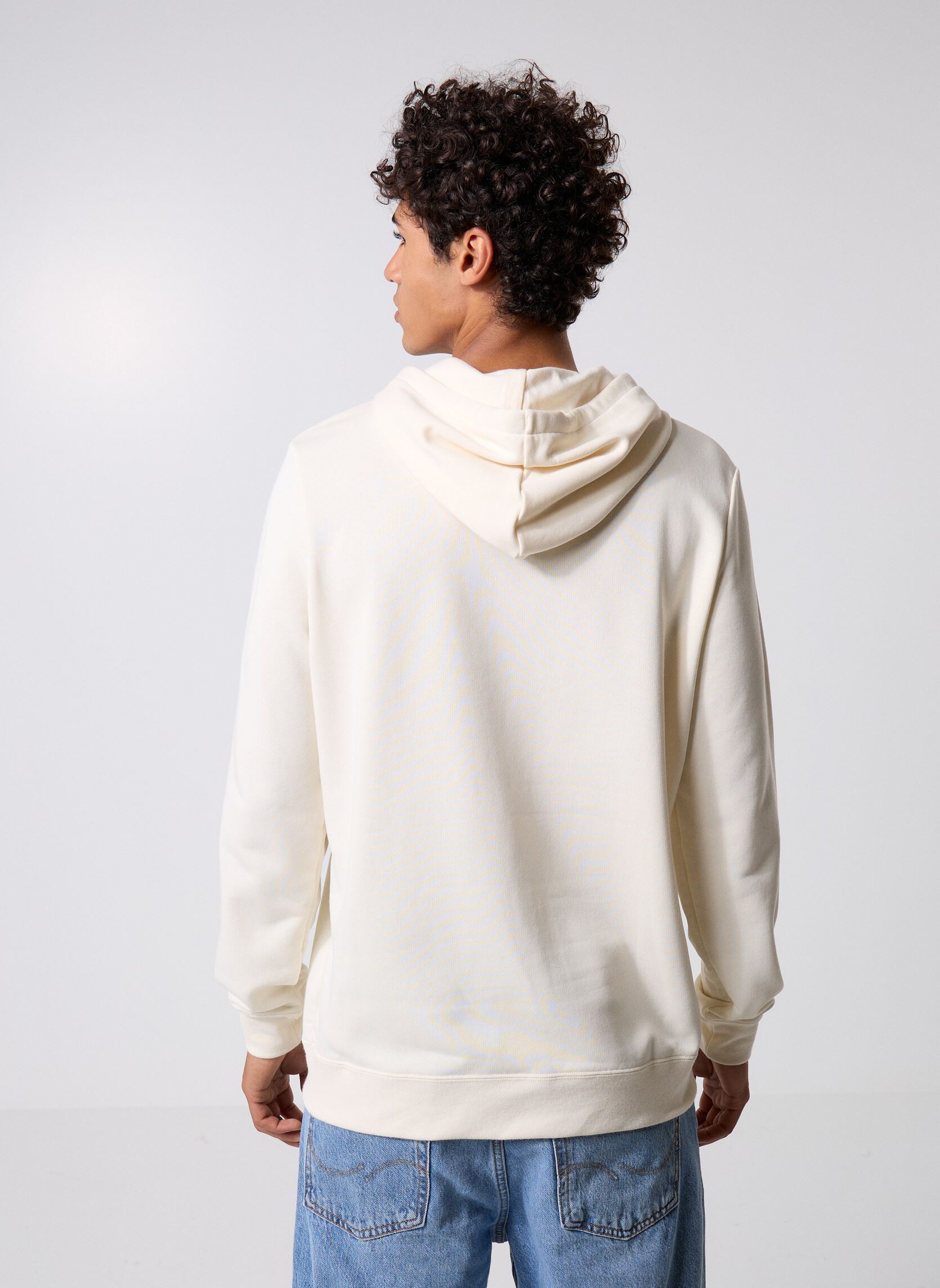 Sweats à capuche Ess 2 Color Small No. 1 Logo Hoodie Tr homme beige Puma Sweats à capuche Ess 2 Color Small No. 1 Logo Hoodie Tr homme beige No Dye