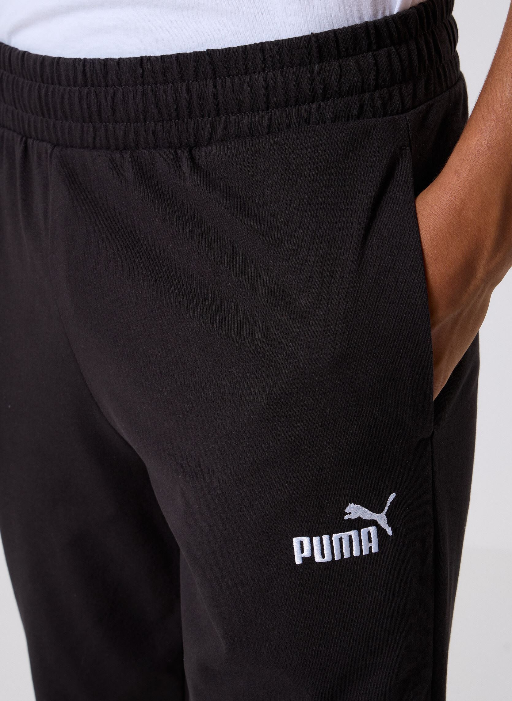 Joggings Ess No. 1 Logo Jersey Pants Op homme bleu Puma Joggings Ess No. 1 Logo Jersey Pants Op homme bleu PUMA BLACK