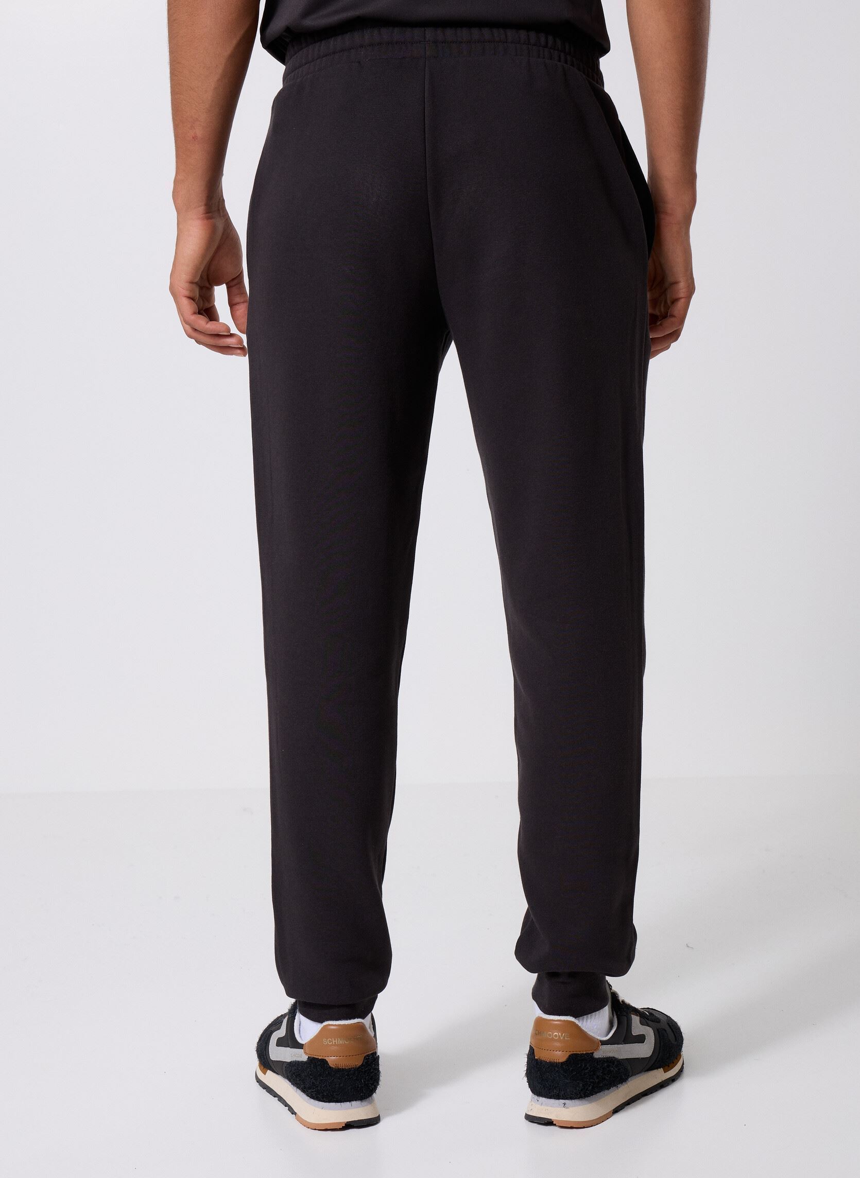 Joggingbroeken Ess No. 1 Logo Sweatpants Fl Cl heren blauw Puma Joggingbroeken Ess No. 1 Logo Sweatpants Fl Cl heren blauw Puma Black