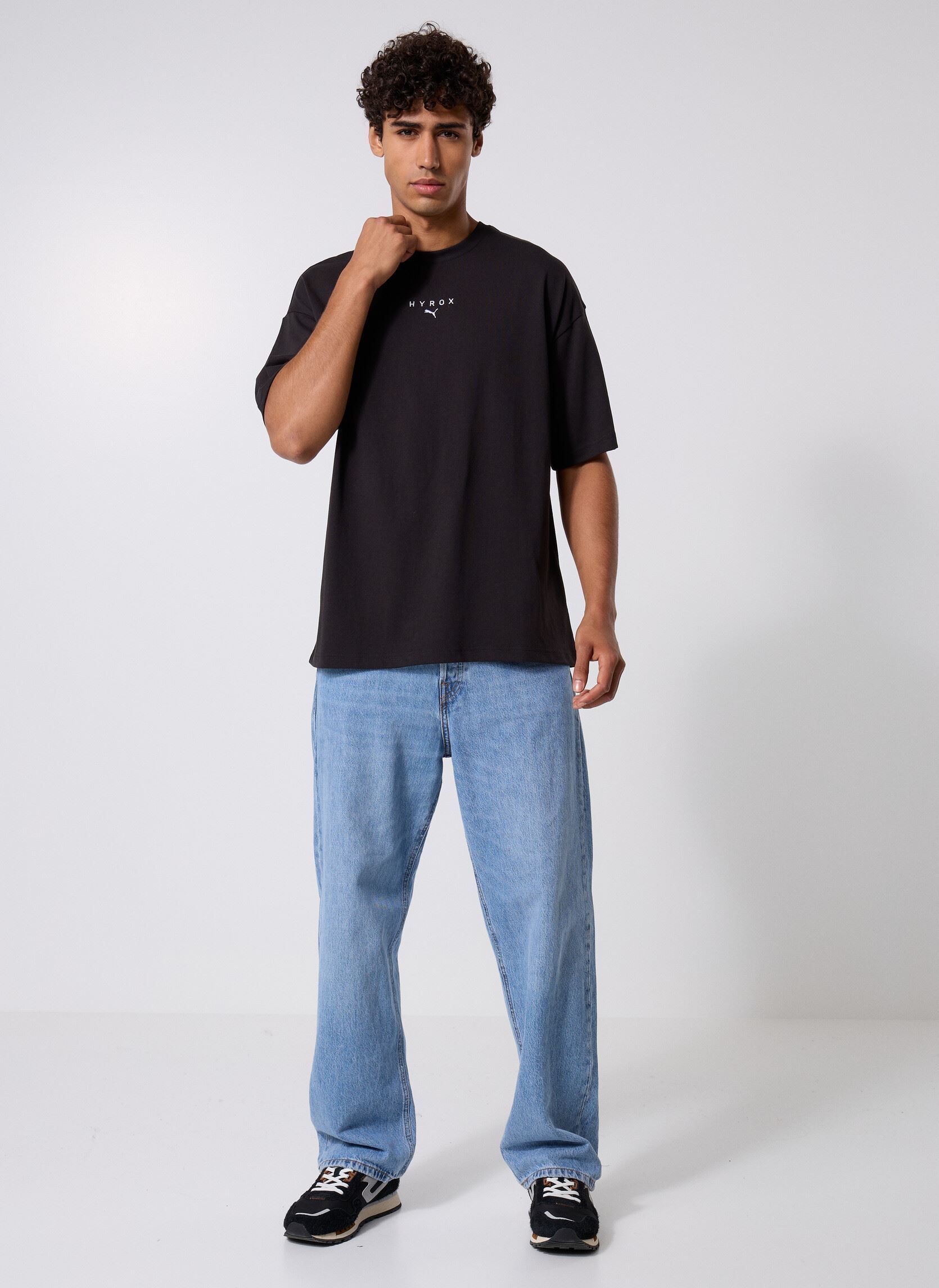 T-shirt a maniche corte M Puma X Hyrox Lifestyle Tee uomo nero Puma T-shirt a maniche corte M Puma X Hyrox Lifestyle Tee uomo nero PUMA BLACK