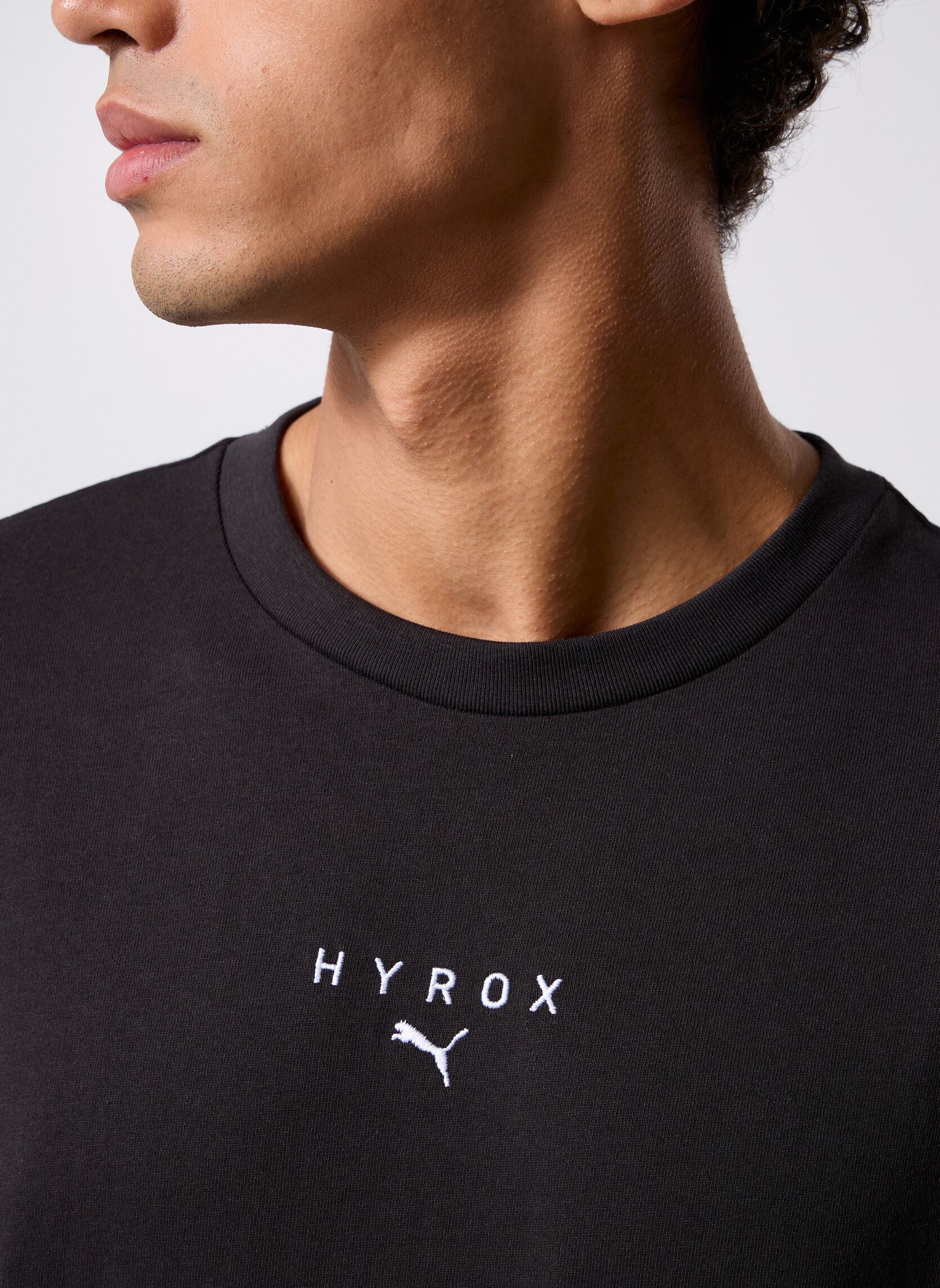 T-shirt a maniche corte M Puma X Hyrox Lifestyle Tee uomo nero Puma T-shirt a maniche corte M Puma X Hyrox Lifestyle Tee uomo nero PUMA BLACK