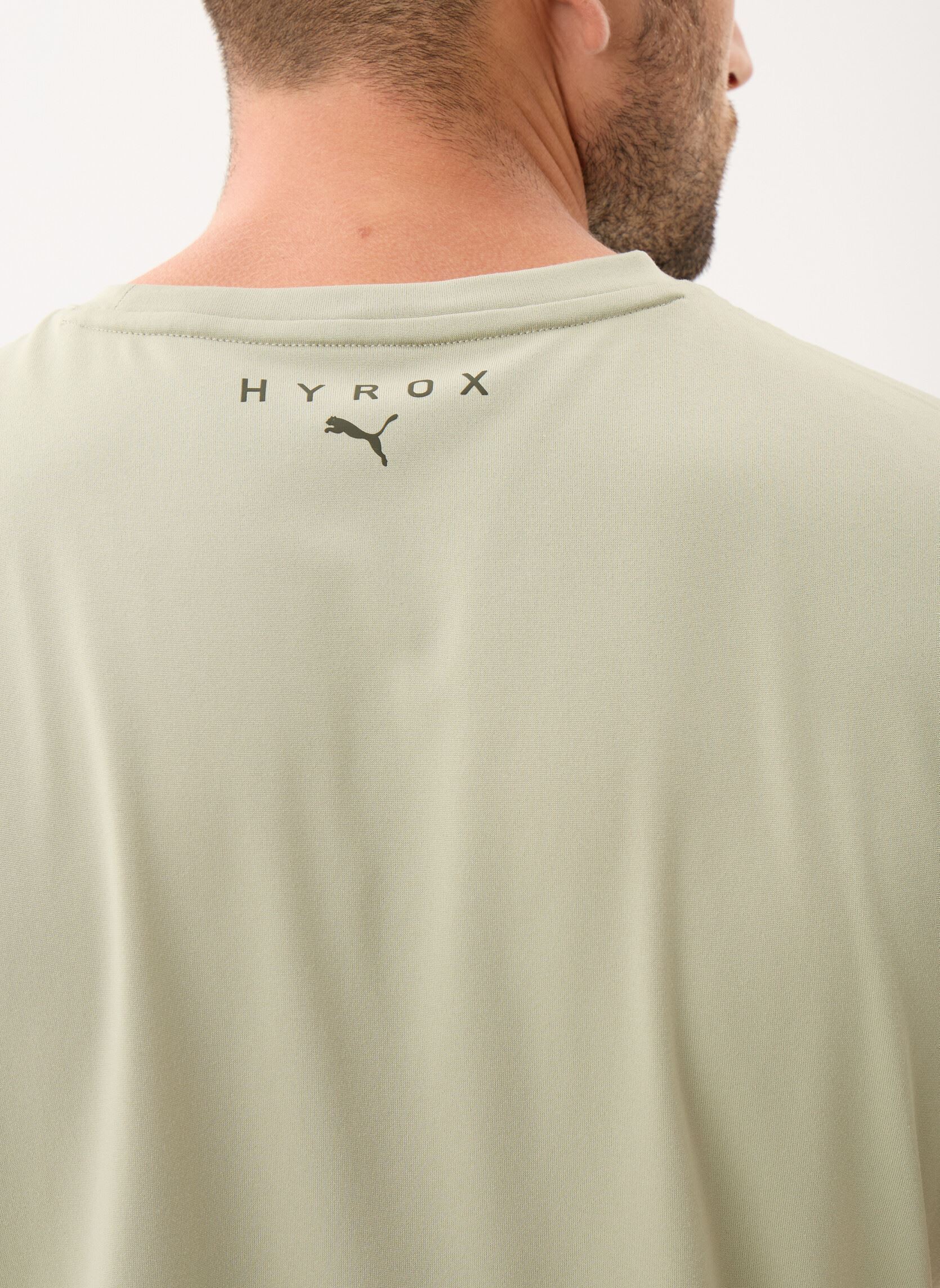 T-shirt a maniche corte M Puma X Hyrox Poly Graphic Tee uomo verde Puma T-shirt a maniche corte M Puma X Hyrox Poly Graphic Tee uomo verde Lux Army