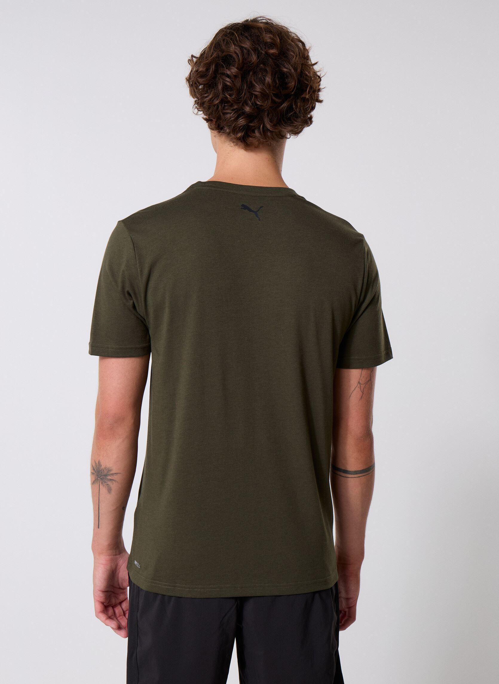 Kurzarm-T-Shirts M Tad Tech Triblend Tee herren grün Puma Kurzarm-T-Shirts M Tad Tech Triblend Tee herren grün Dark Olive