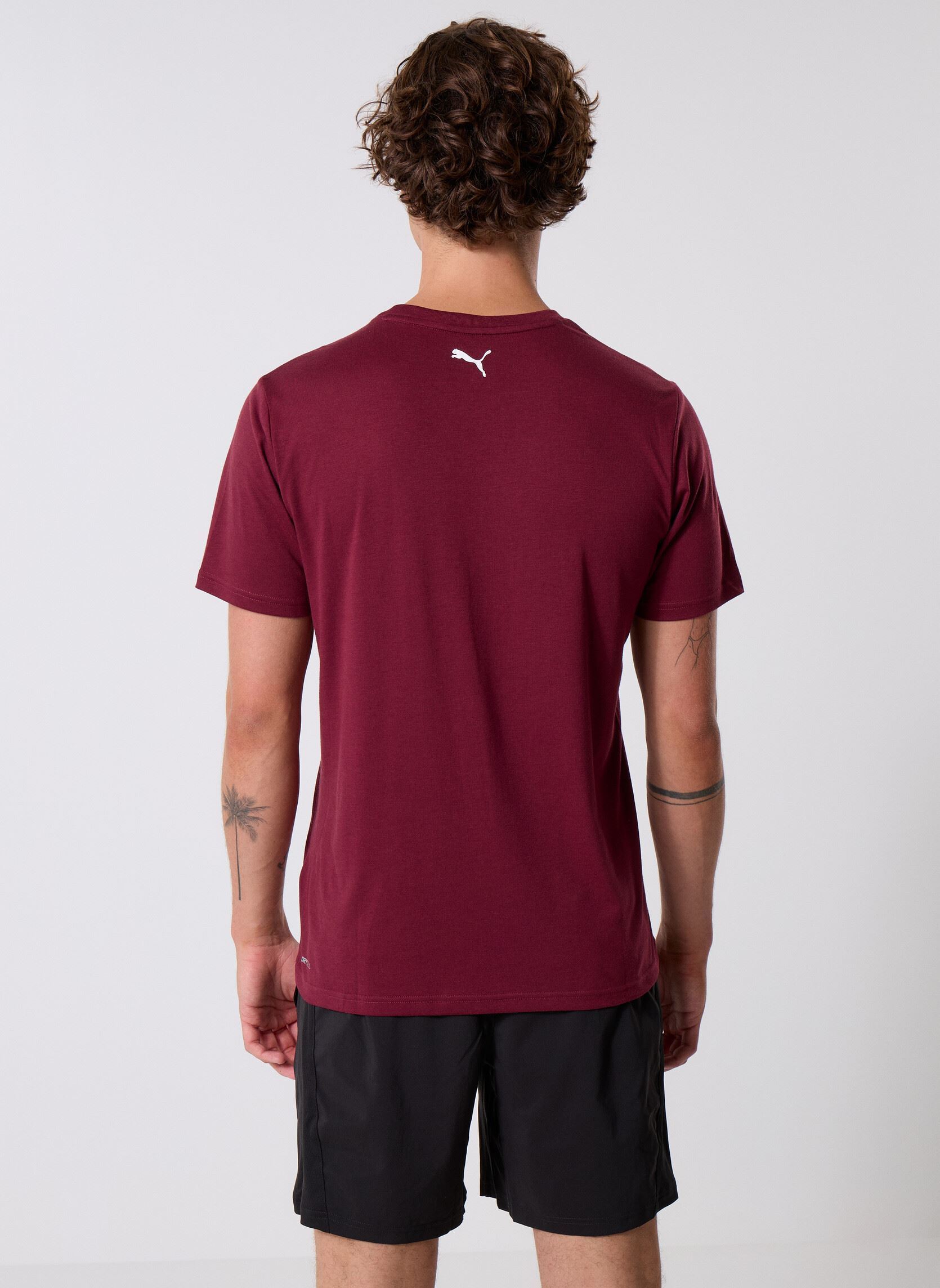Tee-shirts manches courtes M Tad Tech Triblend Tee homme bordeaux Puma Tee-shirts manches courtes M Tad Tech Triblend Tee homme bordeaux Ruby Shimmer