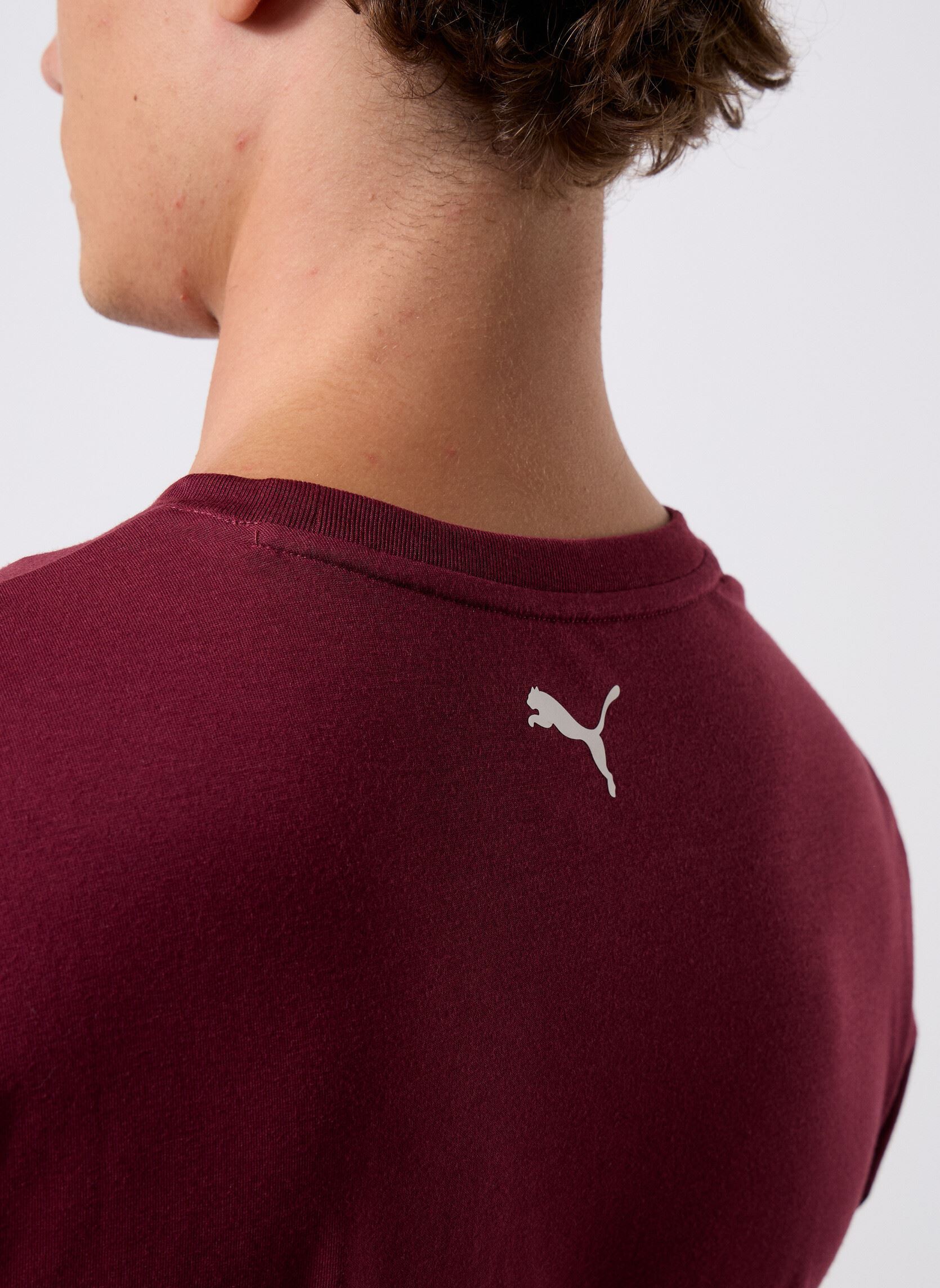 Tee-shirts manches courtes M Tad Tech Triblend Tee homme bordeaux Puma Tee-shirts manches courtes M Tad Tech Triblend Tee homme bordeaux Ruby Shimmer