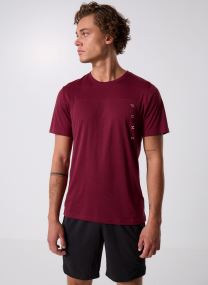 Tee-shirts manches courtes M Tad Tech Triblend Tee homme bordeaux