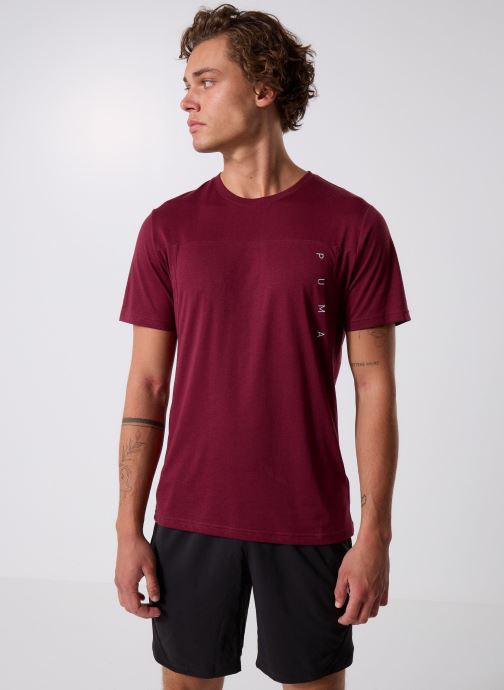 Puma T-shirts met korte mouwen M Tad Tech Triblend Tee heren bordeaux