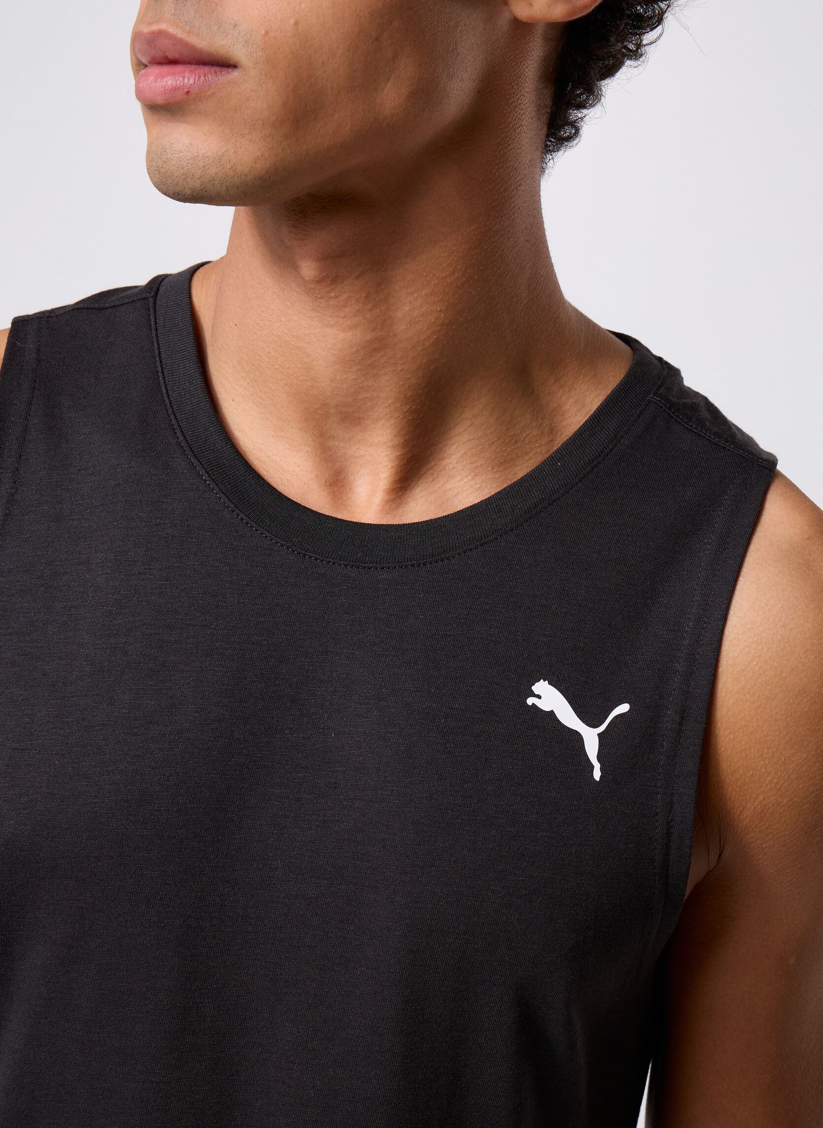 Tee-shirts manches courtes M Tad Tech Triblend Sleevless Tank homme noir Puma Tee-shirts manches courtes M Tad Tech Triblend Sleevless Tank homme noir Puma Black