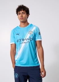 Tee-shirts manches courtes Mcfc Home Jersey Replica homme bleu Puma Tee-shirts manches courtes Mcfc Home Jersey Replica homme bleu Team Light Blue