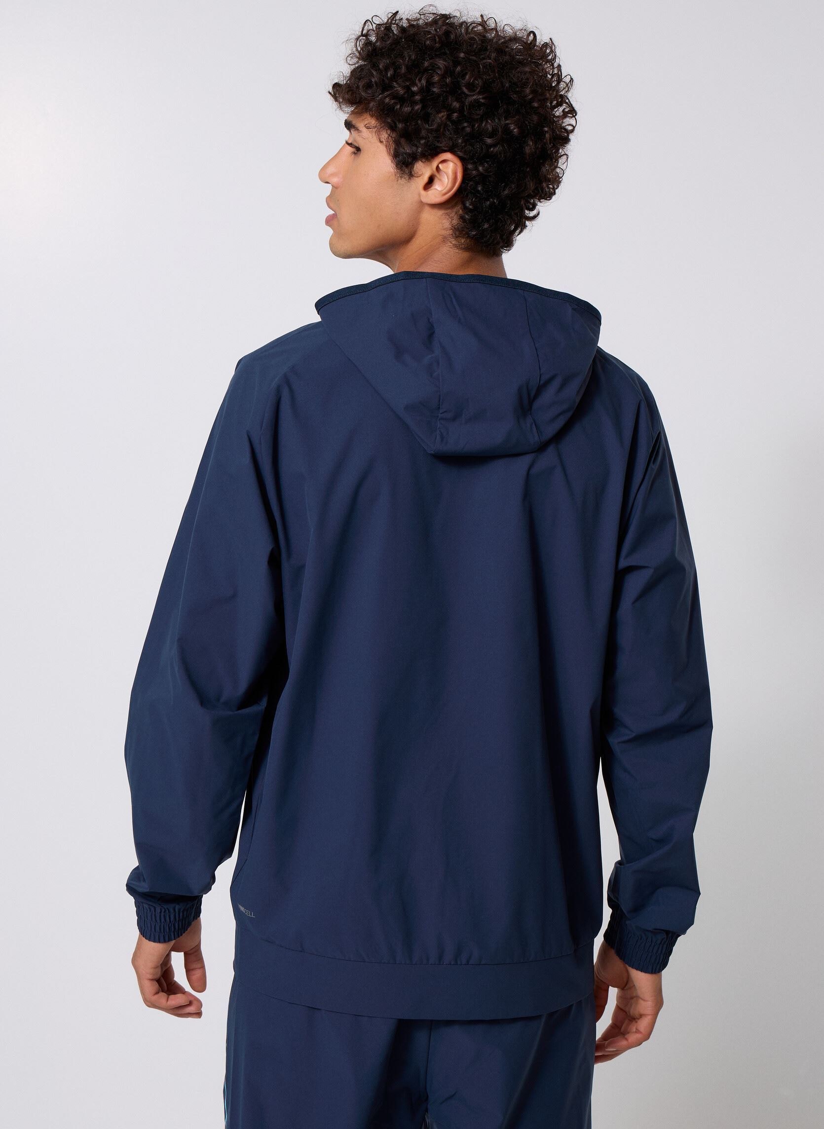 Trainingsvest Mcfc Pumatech Woven Jacket heren blauw Puma Trainingsvest Mcfc Pumatech Woven Jacket heren blauw Deep Navy-Team L