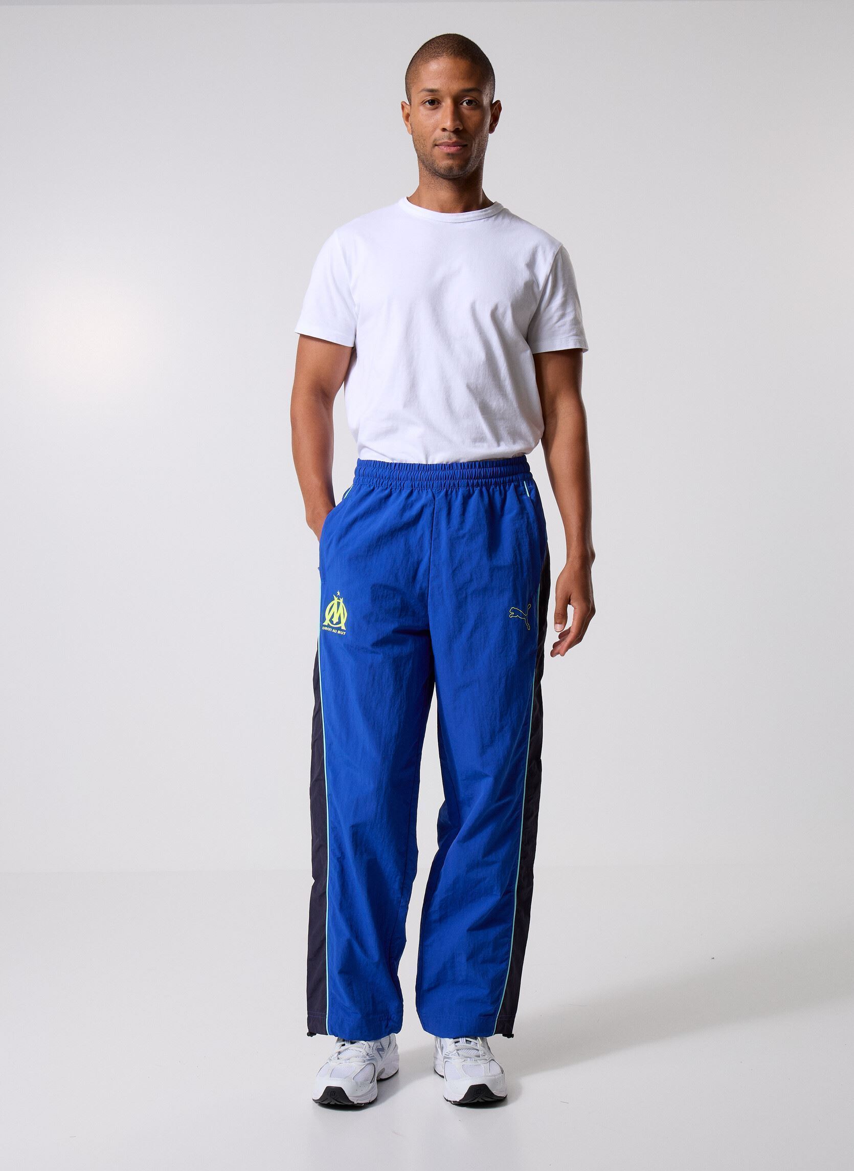 Joggings Om Ftblstatement Cellerator Pants homme bleu Puma Joggings Om Ftblstatement Cellerator Pants homme bleu VIVID BLUE-YELL
