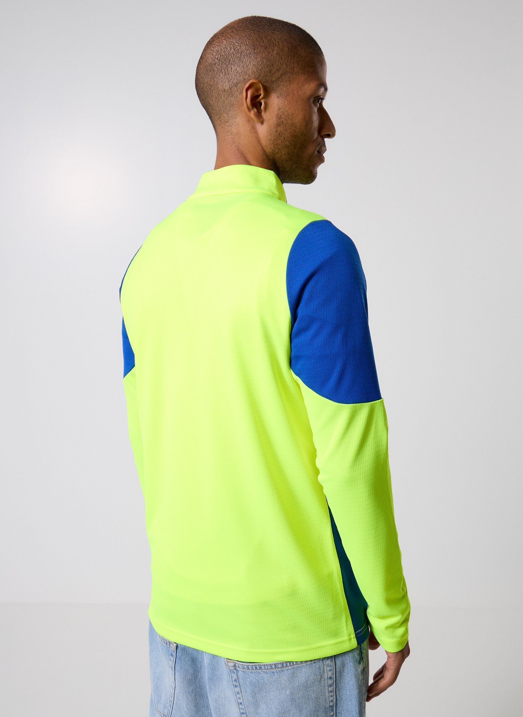 T-shirts met lange mouwen Om Training 1/4 Zip Top heren geel Puma T-shirts met lange mouwen Om Training 1/4 Zip Top heren geel Yellow Alert-Viv