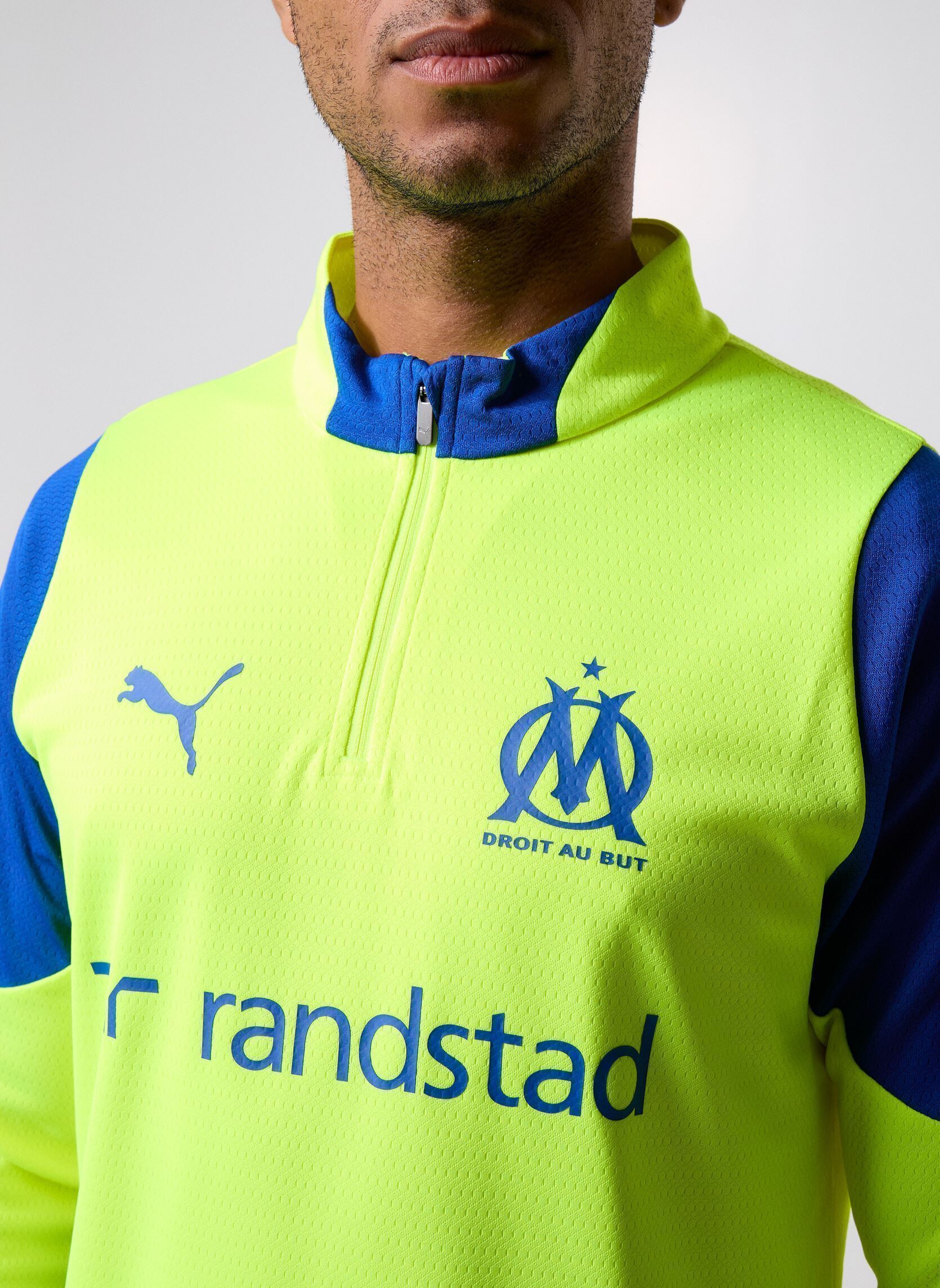 T-shirts met lange mouwen Om Training 1/4 Zip Top heren geel Puma T-shirts met lange mouwen Om Training 1/4 Zip Top heren geel Yellow Alert-Viv