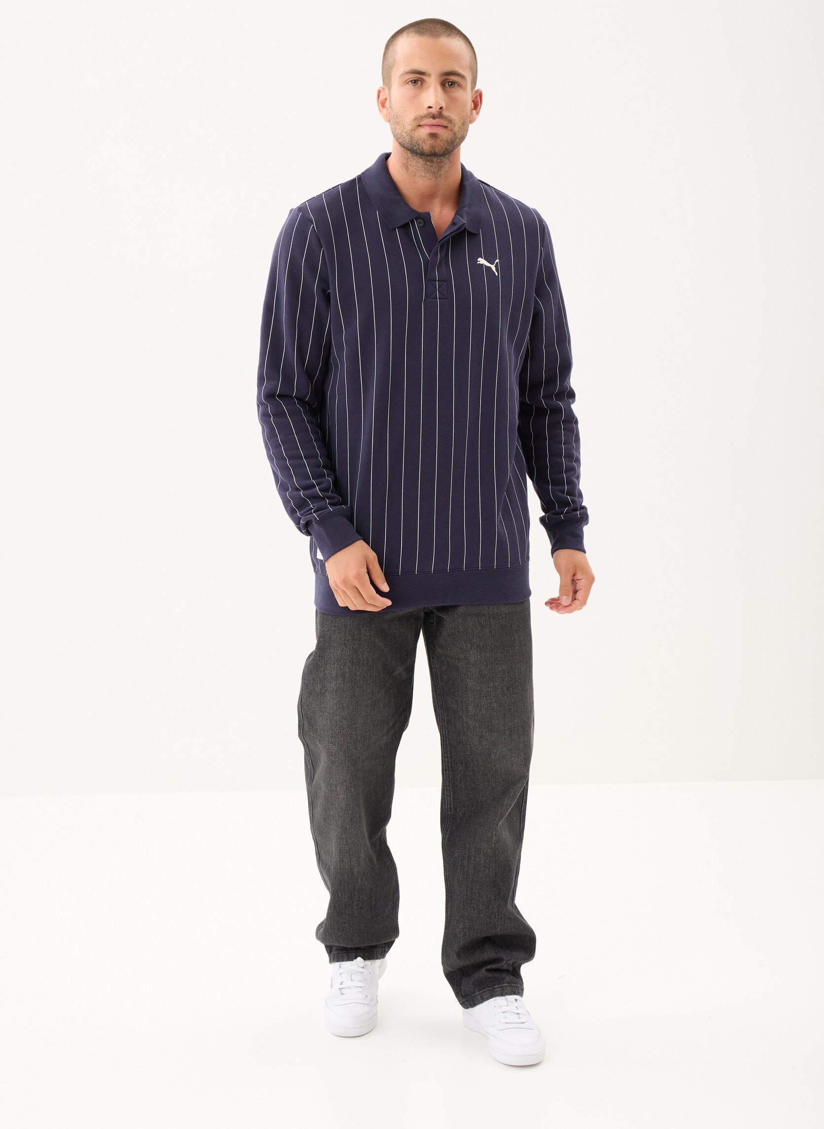 Polos manches courtes Puma Class Polo Fl homme bleu Puma Polos manches courtes Puma Class Polo Fl homme bleu New Navy