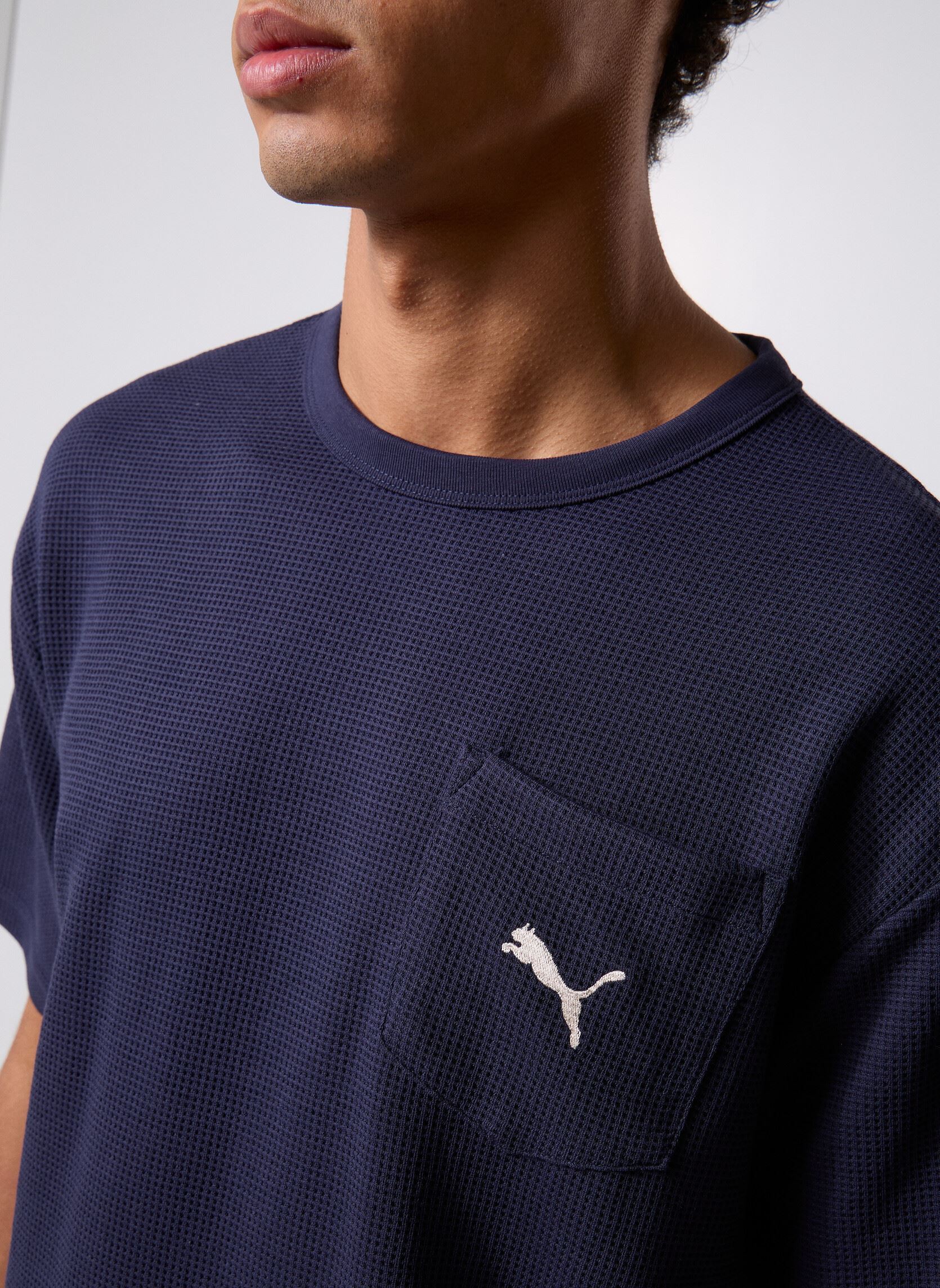 Tee-shirts manches courtes Puma Class Relaxed Pinnacle Tee homme bleu Puma Tee-shirts manches courtes Puma Class Relaxed Pinnacle Tee homme bleu New Navy