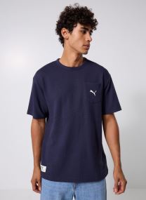 Tee-shirts manches courtes Puma Class Relaxed Pinnacle Tee homme bleu