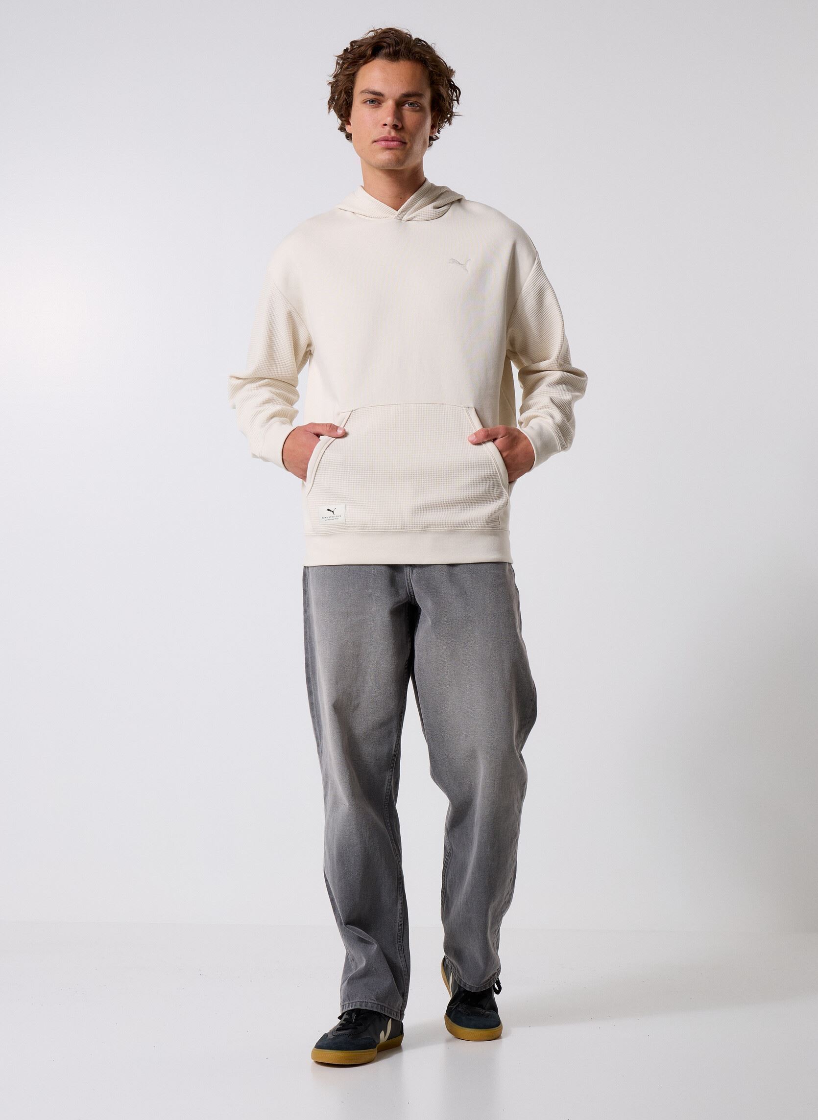 Felpe con cappuccio Puma Class Relaxed Pinnacle Hoodie Fl uomo blu Puma Felpe con cappuccio Puma Class Relaxed Pinnacle Hoodie Fl uomo blu Alpine Snow