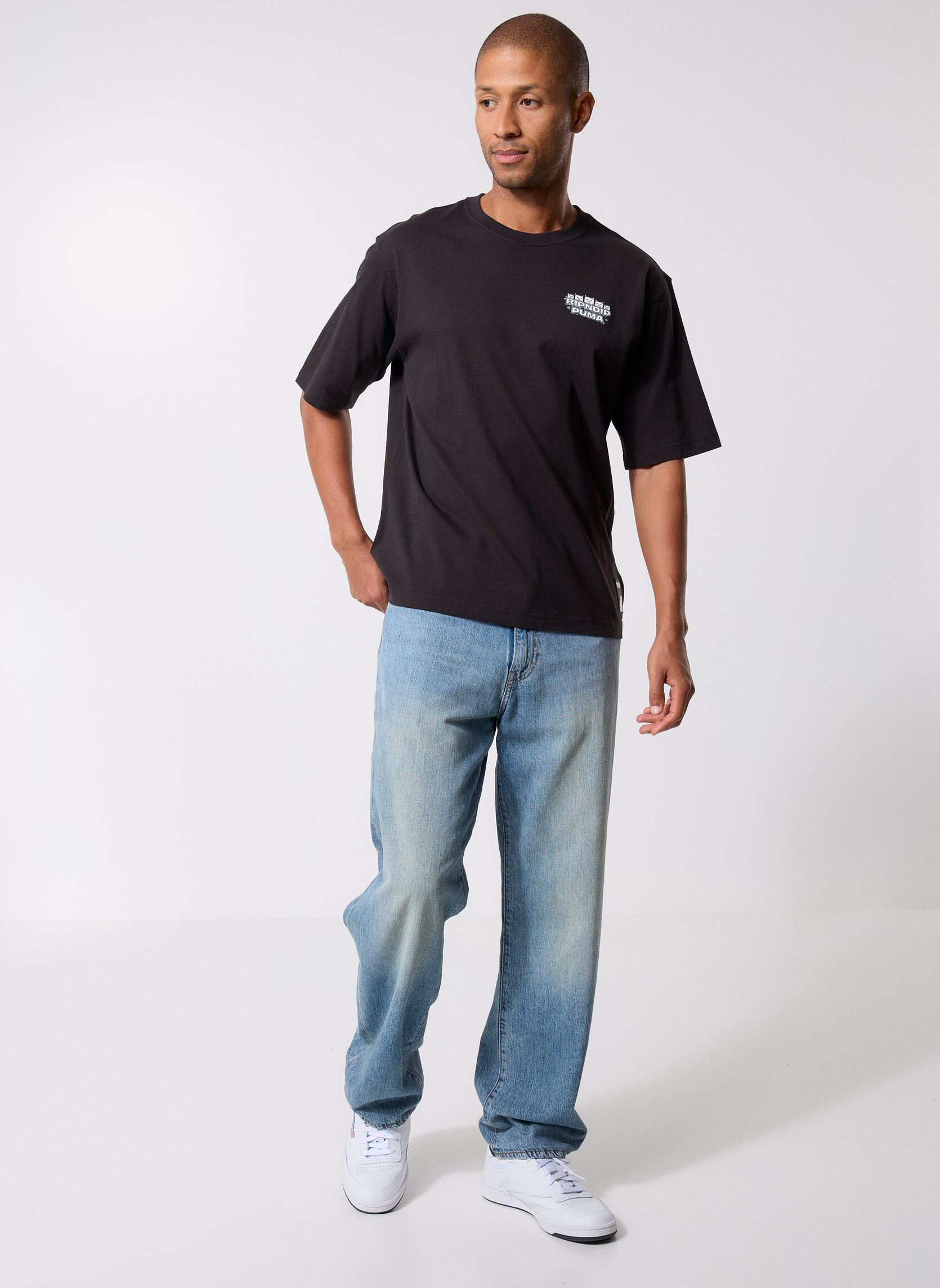 Tee-shirts manches courtes Puma X Ripndip Boxy Graphic Tee homme bleu Puma Tee-shirts manches courtes Puma X Ripndip Boxy Graphic Tee homme bleu Puma Black