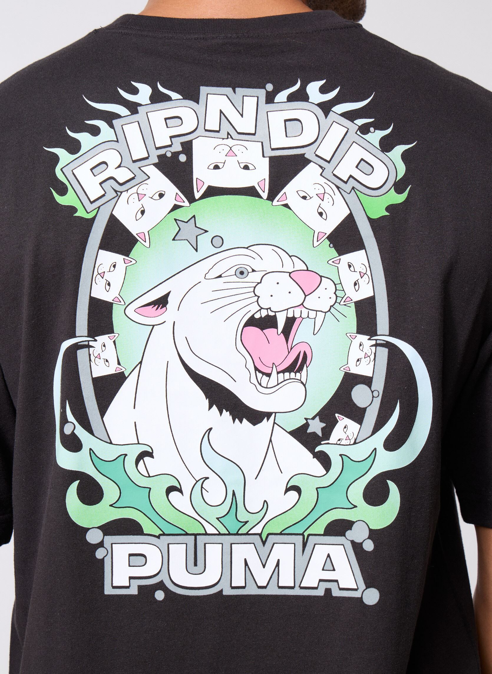 Tee-shirts manches courtes Puma X Ripndip Boxy Graphic Tee homme bleu Puma Tee-shirts manches courtes Puma X Ripndip Boxy Graphic Tee homme bleu Puma Black