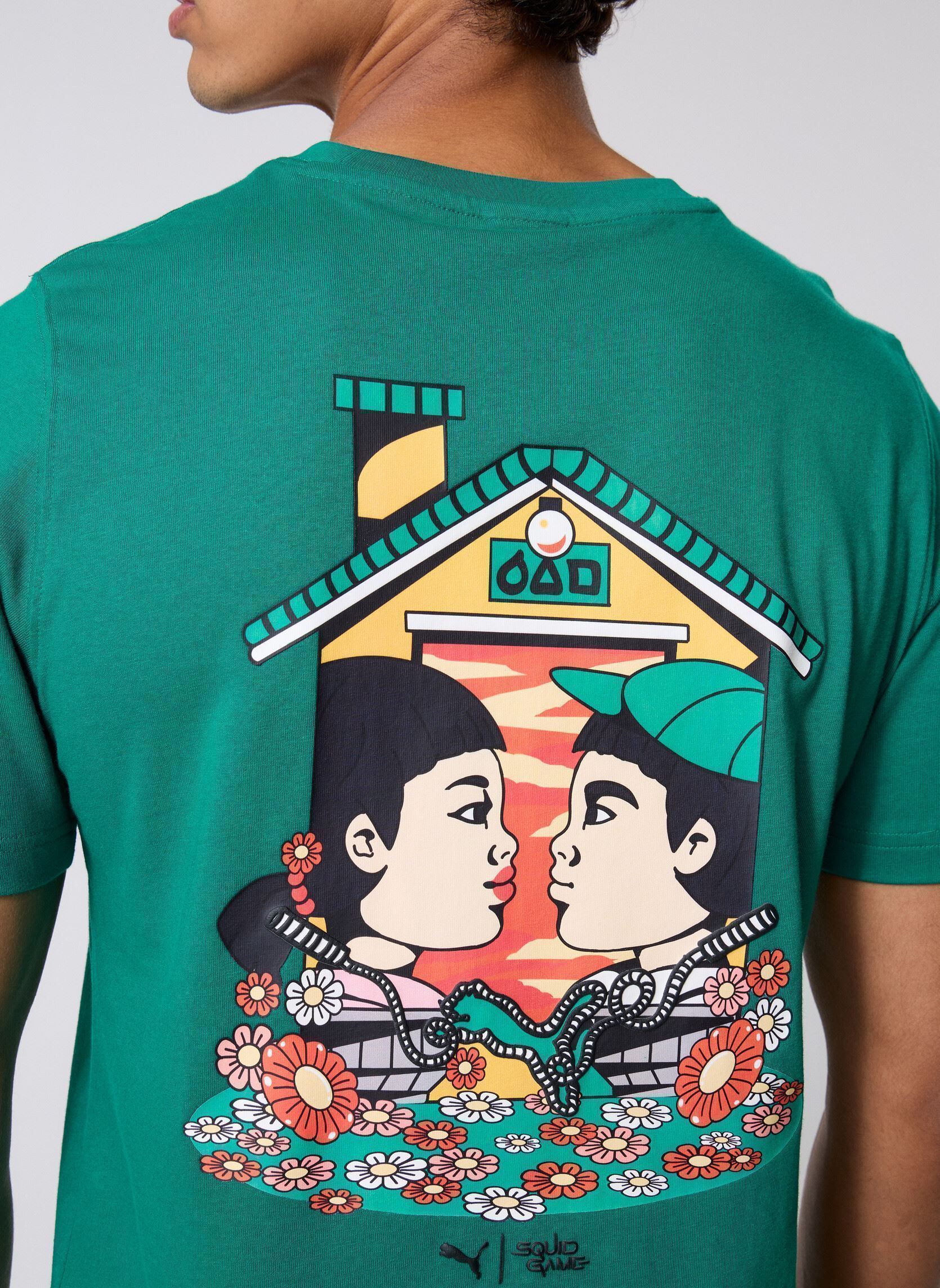 Tee-shirts manches courtes Puma X Squid Game Graphic Tee homme vert Puma Tee-shirts manches courtes Puma X Squid Game Graphic Tee homme vert WILD GREEN