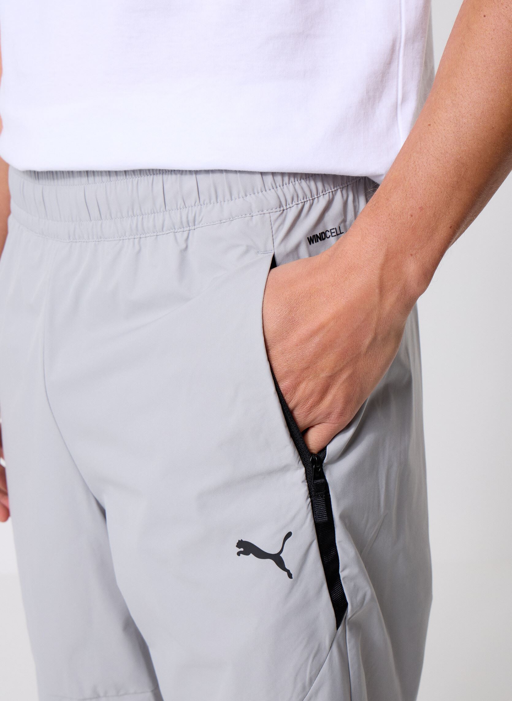 Joggings Pumatech Track Pants Wv Cl homme gris Puma Joggings Pumatech Track Pants Wv Cl homme gris Gray Echo