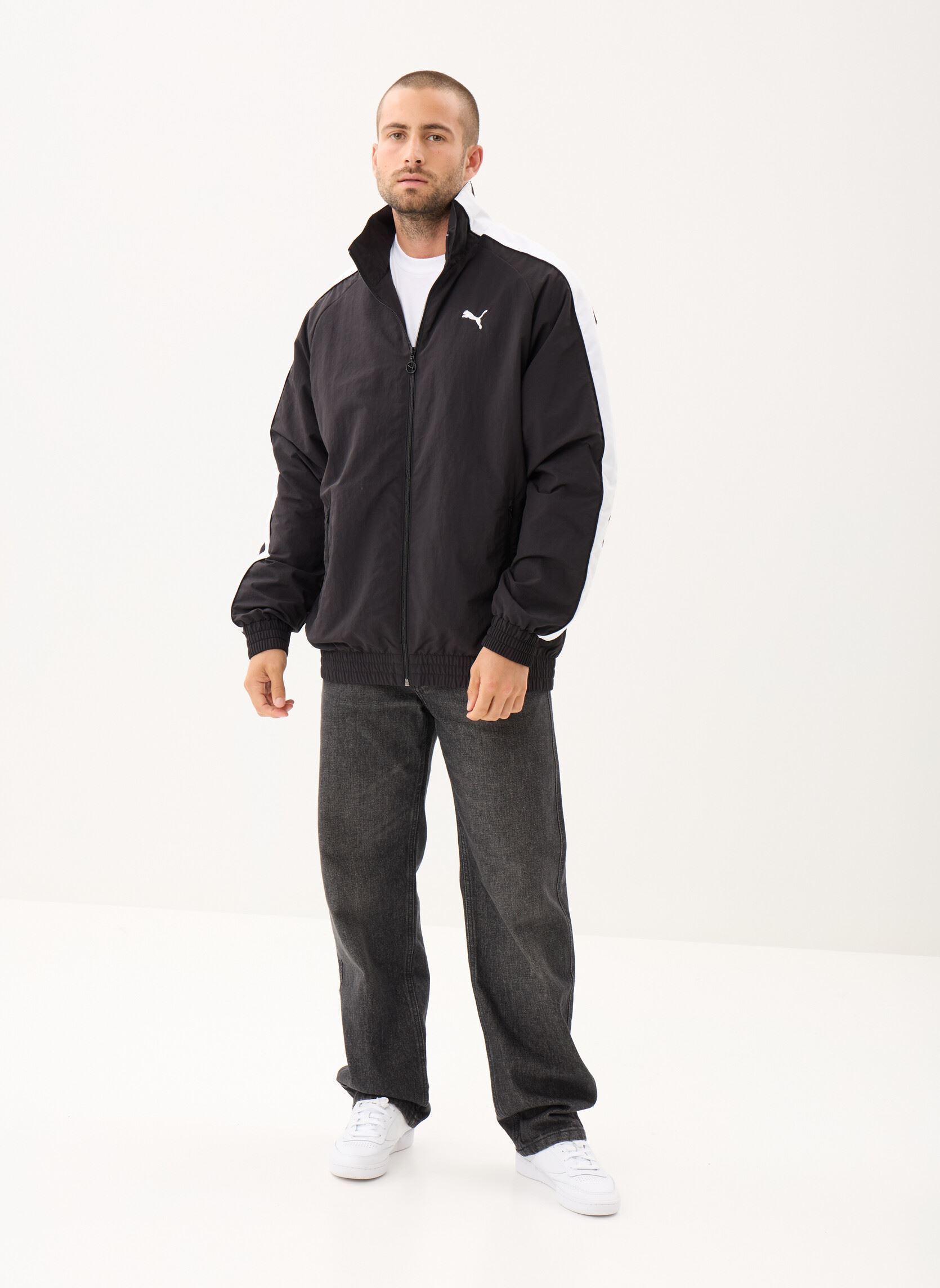 Trainingsjacken T7 Oversized Track Jacket Wv herren schwarz Puma Trainingsjacken T7 Oversized Track Jacket Wv herren schwarz Puma Black