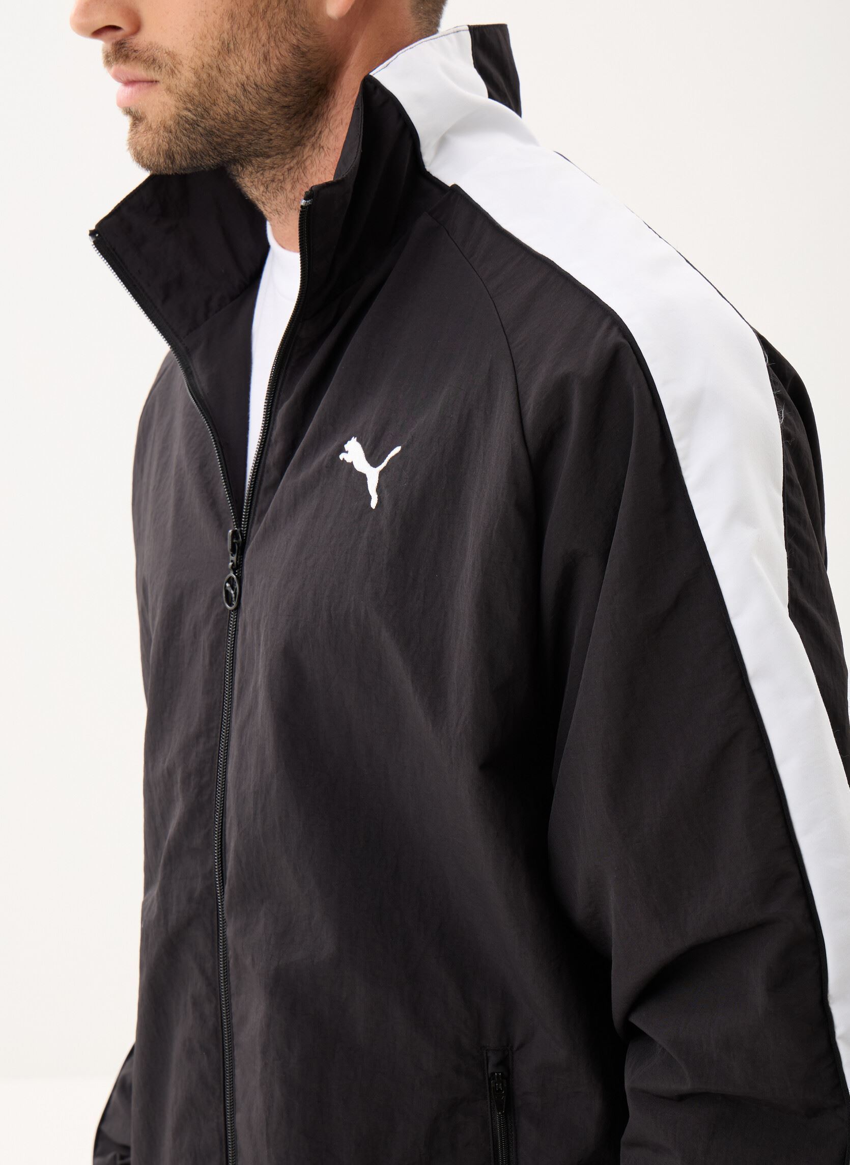 Trainingsjacken T7 Oversized Track Jacket Wv herren schwarz Puma Trainingsjacken T7 Oversized Track Jacket Wv herren schwarz Puma Black